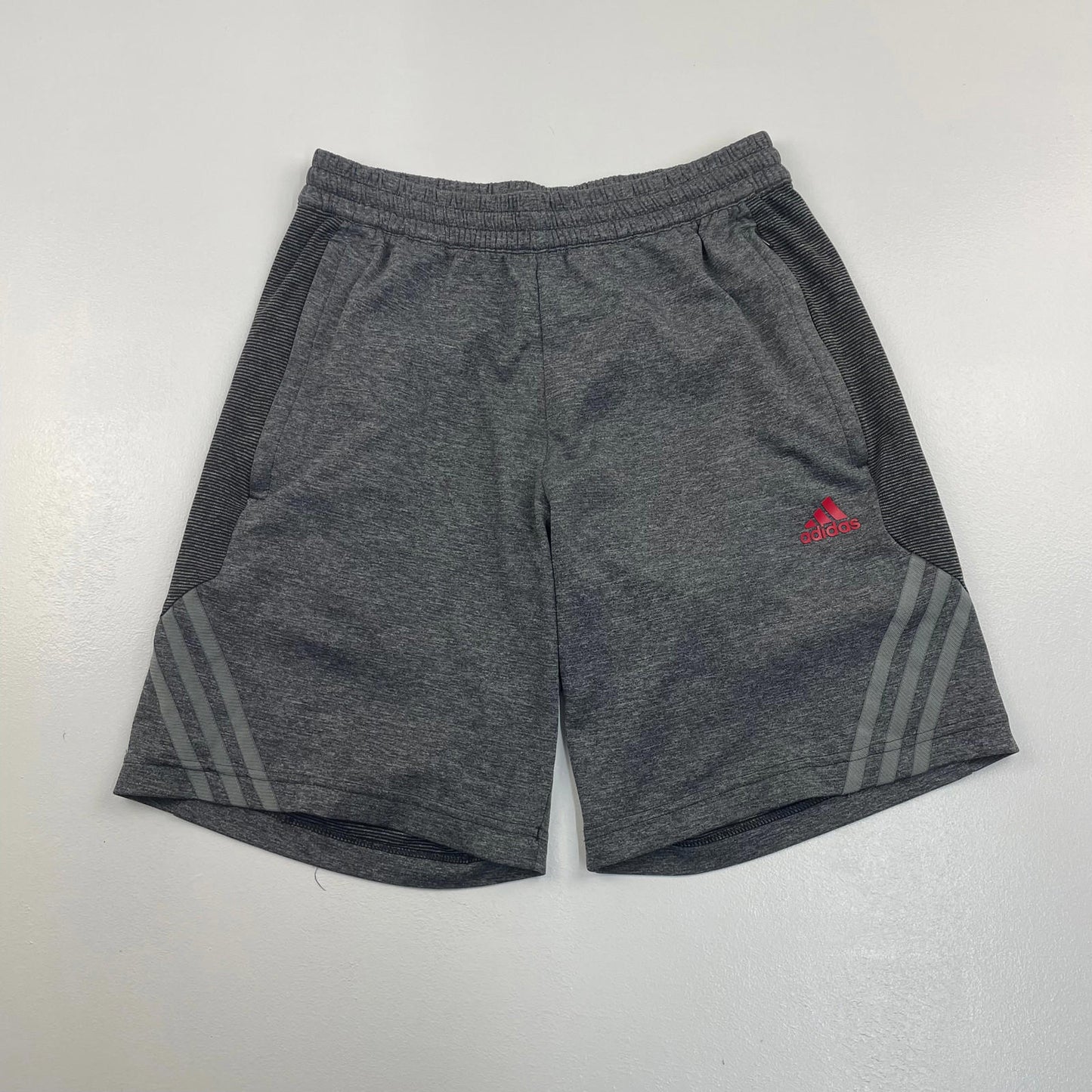 Men’s ADIDAS Climacool Static Grey Sport Sweatshorts , Size Small
