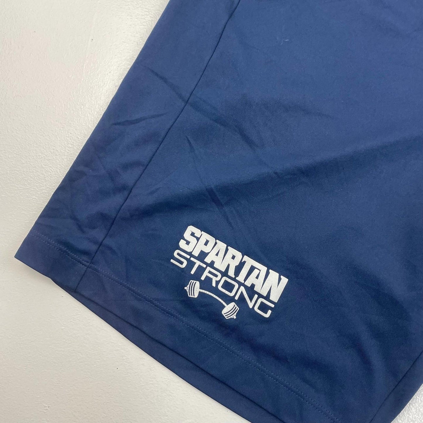 ADIDAS Climalite Active Shorts Spartan Strong Gym Blue Mens M