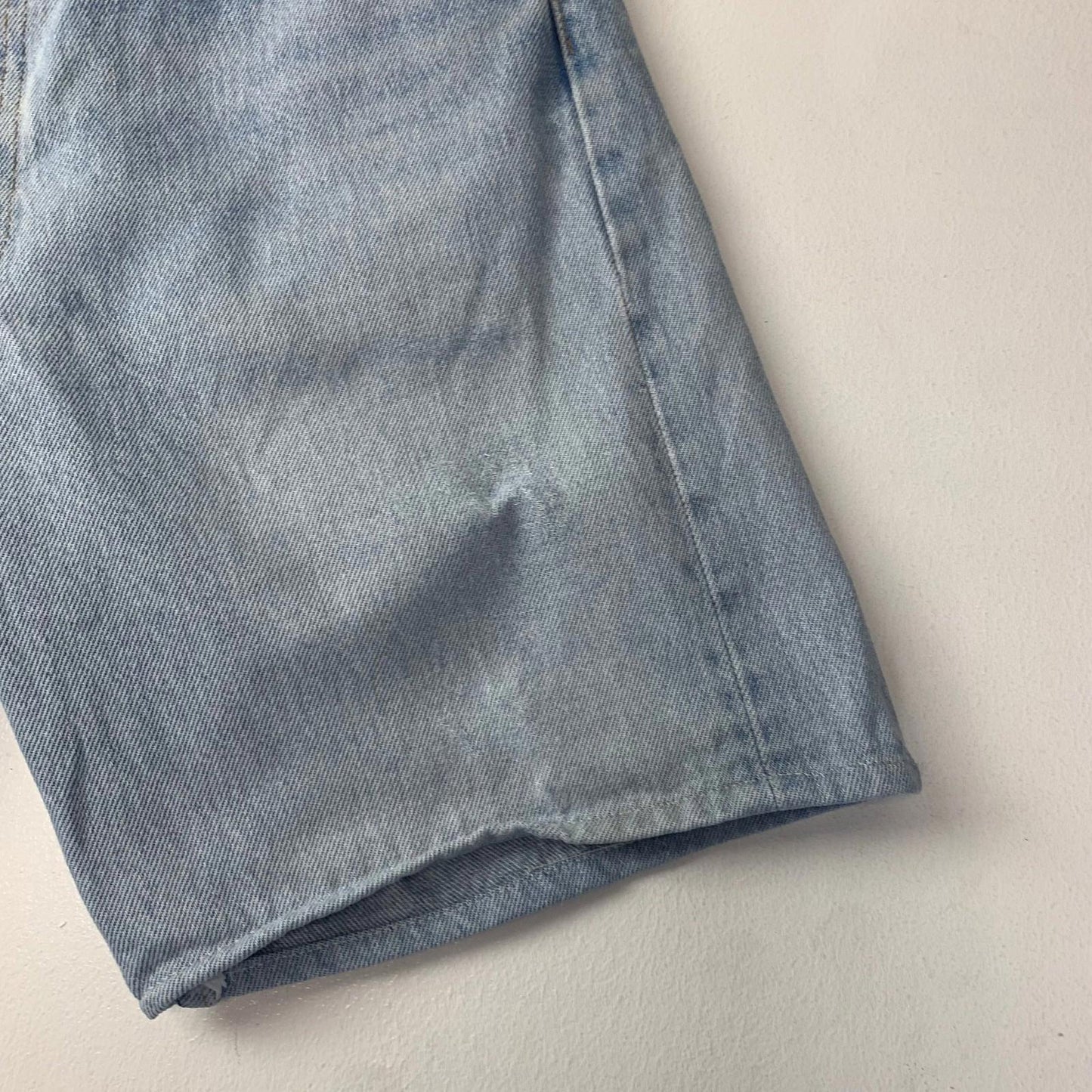 Levi's Denim Shorts Button Fly Light Wash Casual Blue Mens W33