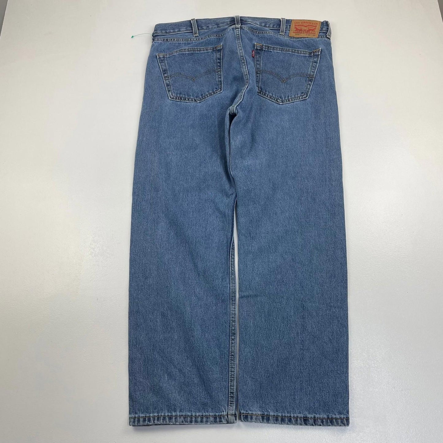 Levi's 505 Straight Leg Classic Blue Denim Jeans Mens W38 L29