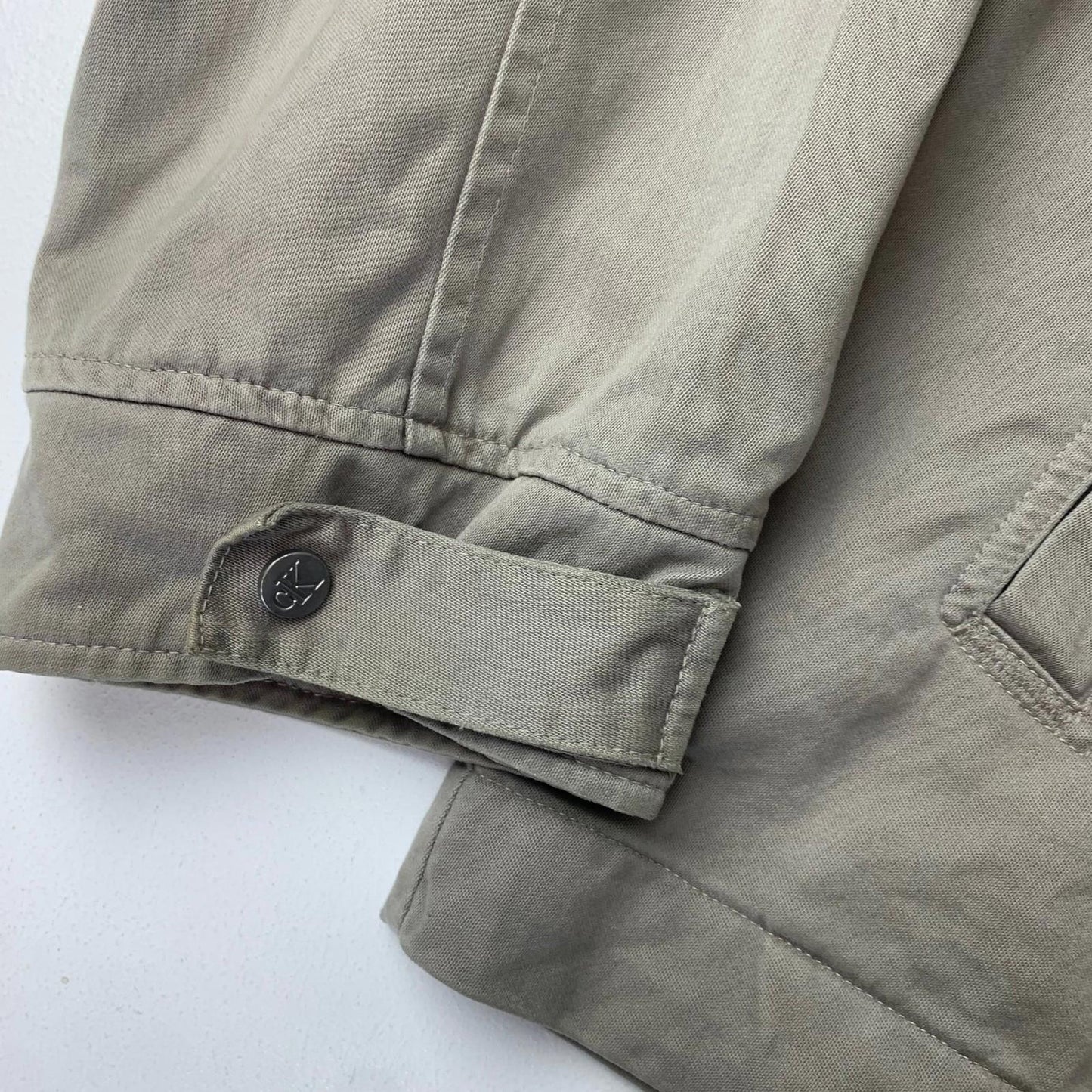 Calvin Klein Jeans Harrington Jacket Casual Green Mens XL