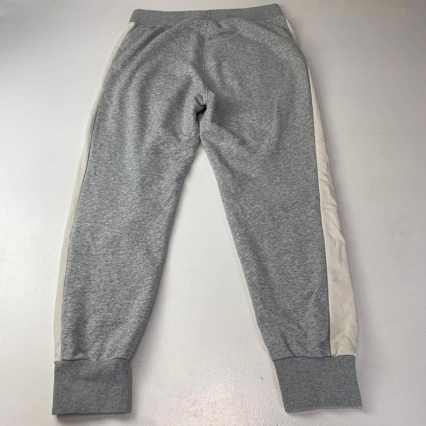 Puma Trousers Jogger Relaxed Fit Side Stripe Grey Women UK 14