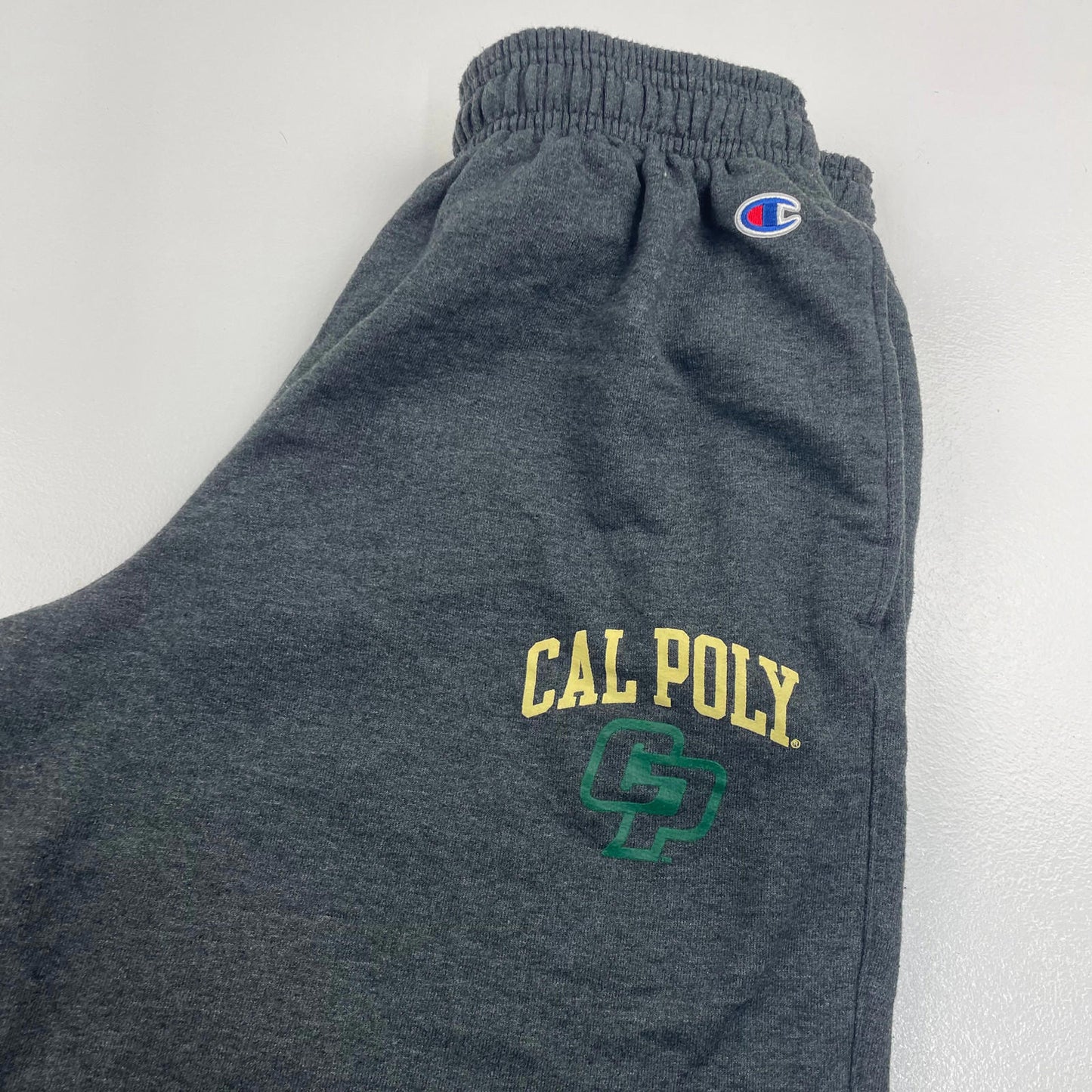 Mens CHAMPION Dark Grey USA Cal Poly Joggers , NFL , Size Medium