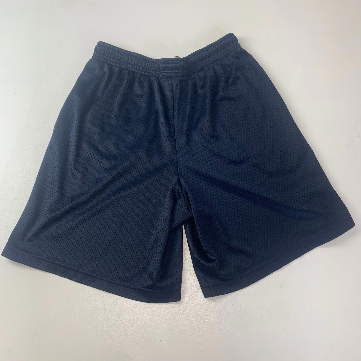 Champion MMA Athletic Shorts Mesh Elastic Waist Navy Blue Mens Medium