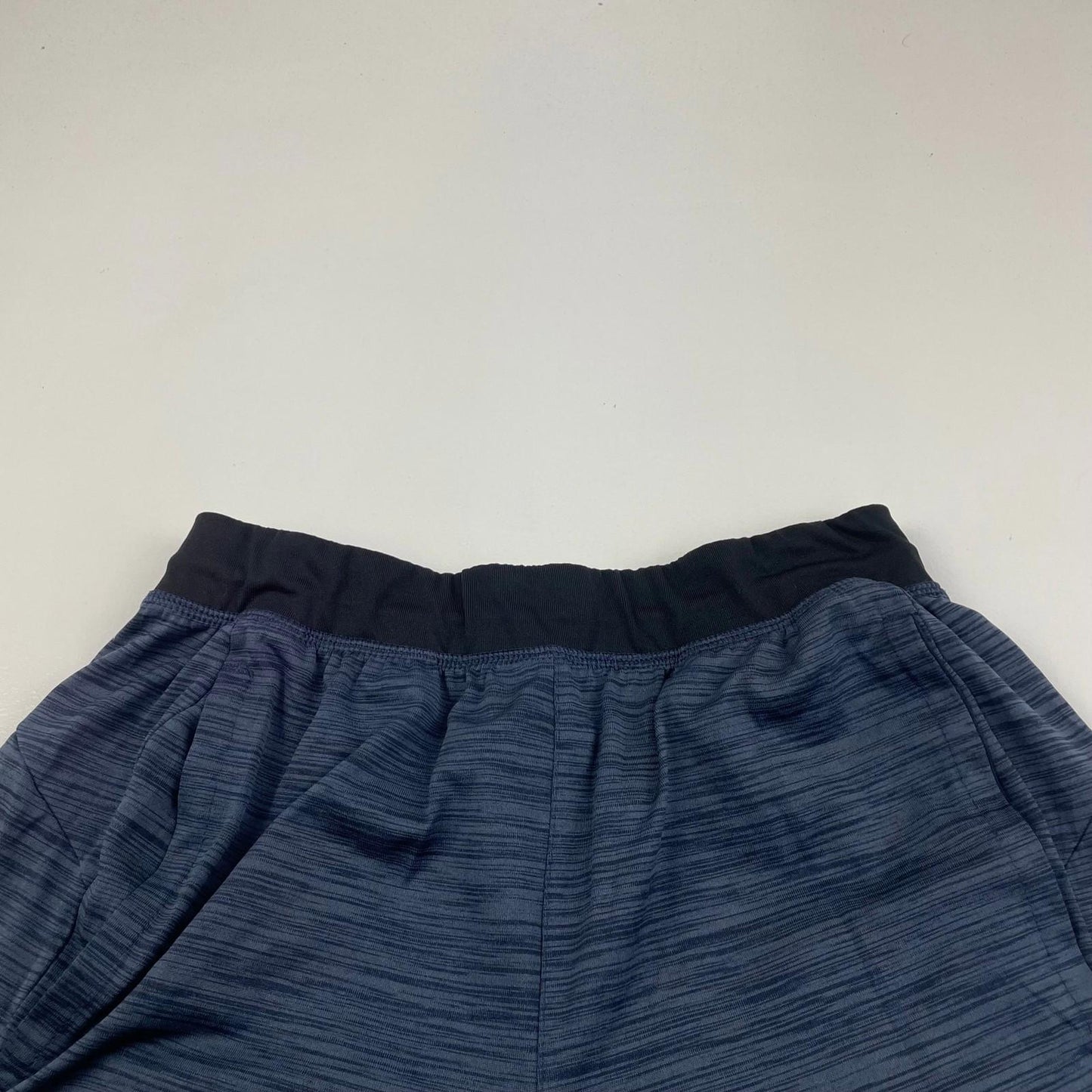 ADIDAS Climalite Activewear Shorts Elastic Waist Blue Mens UK S