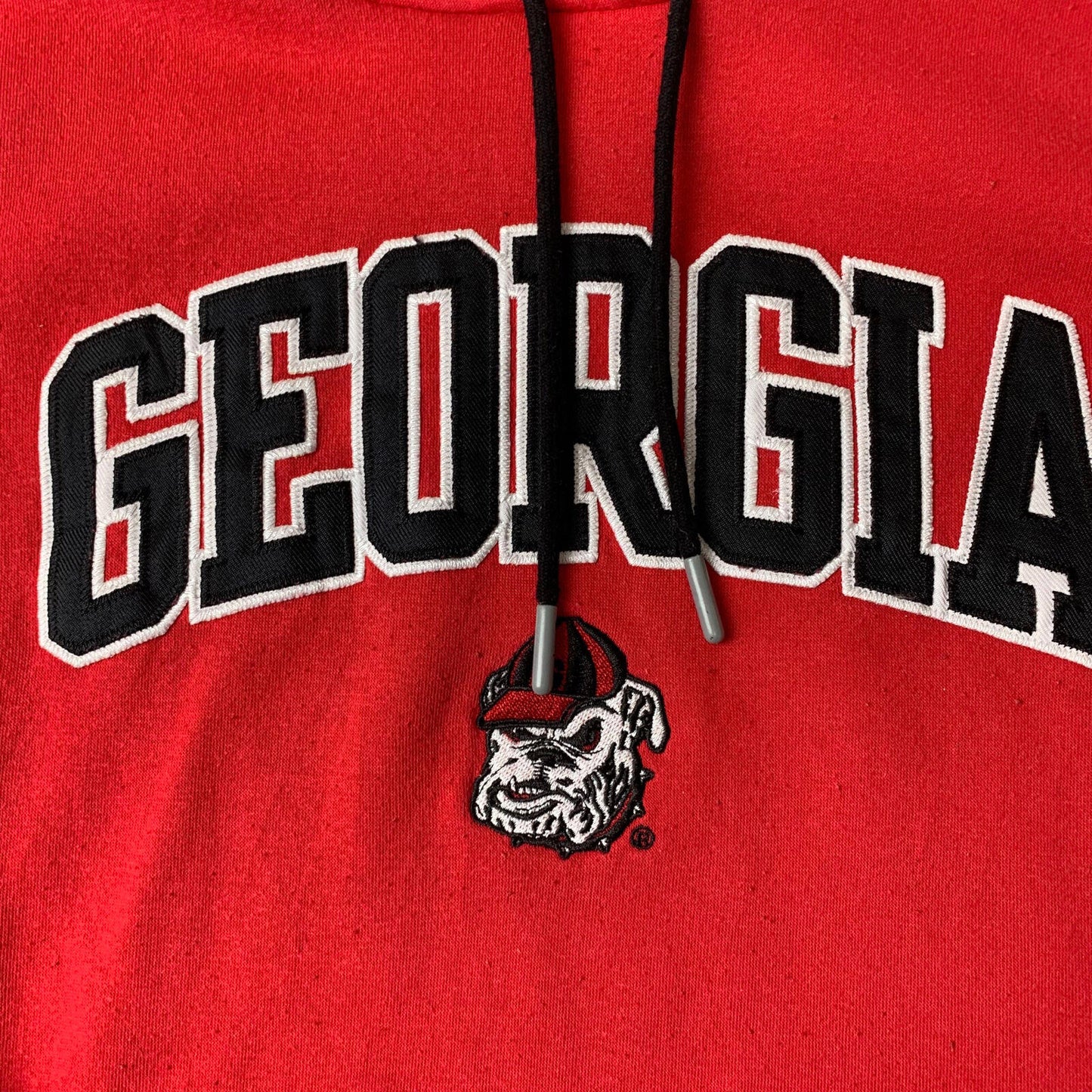 Women’s CHAMPION GEORGIA Hoodie / Red / Medium / USA Hoodie