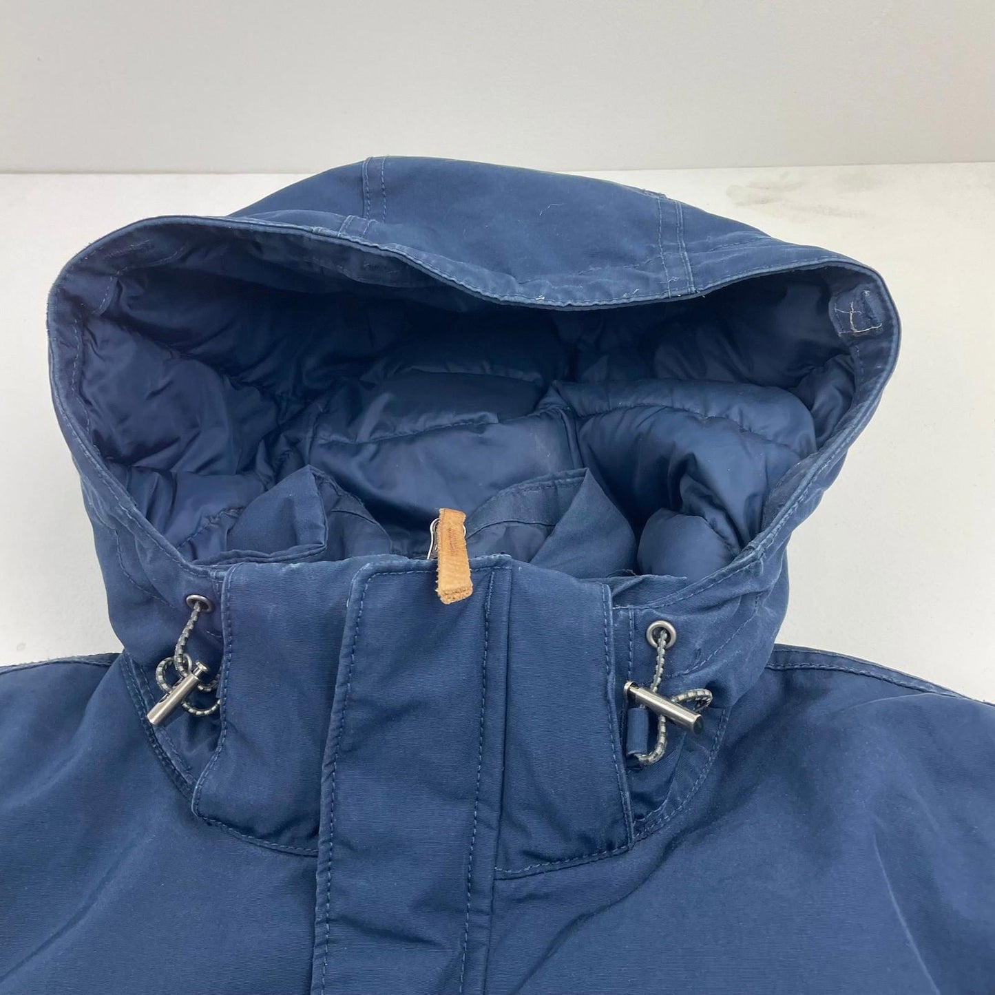 Columbia Jacket Coat Hooded Winter Padded Parka Blue Mens Small