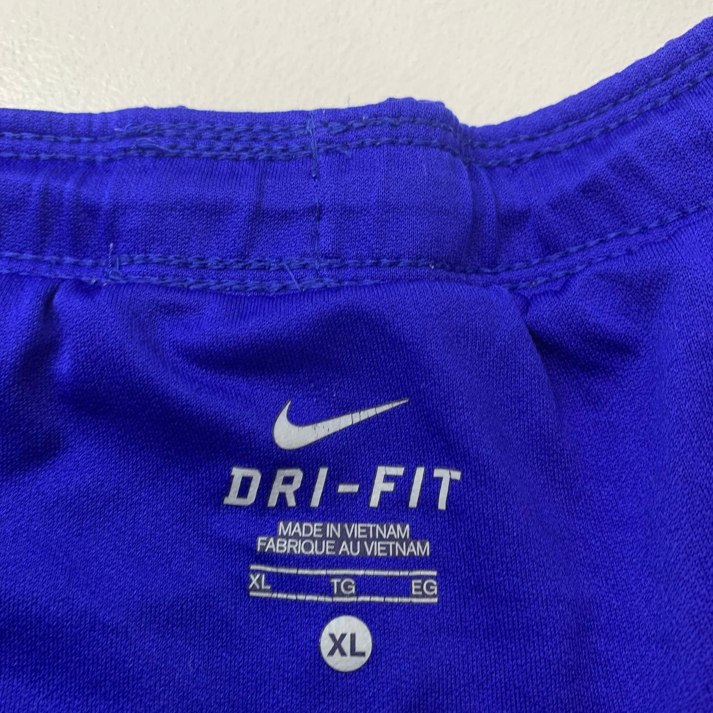 NIKE Dri-Fit Running Shorts Athletic Blue Mens XL