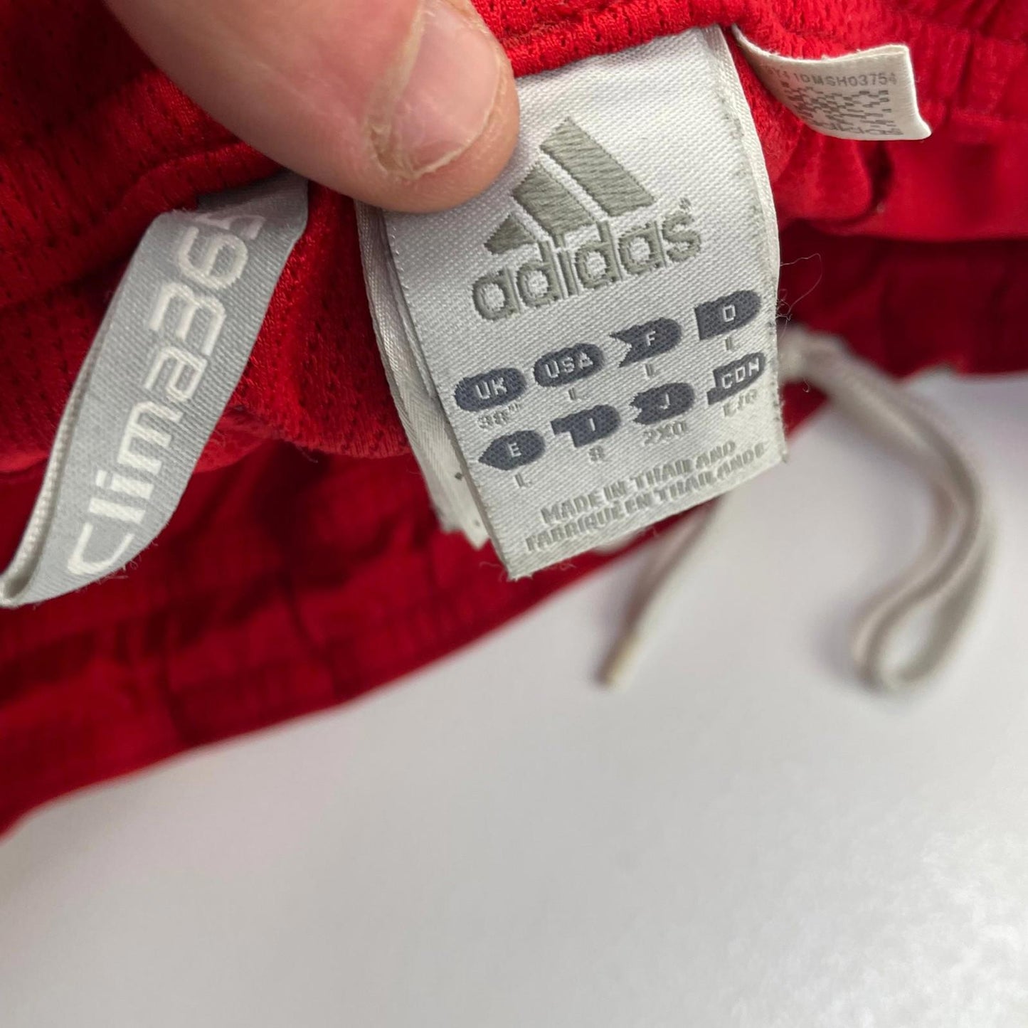 ADIDAS Liverpool Football Shorts Red Mens UK Size 38