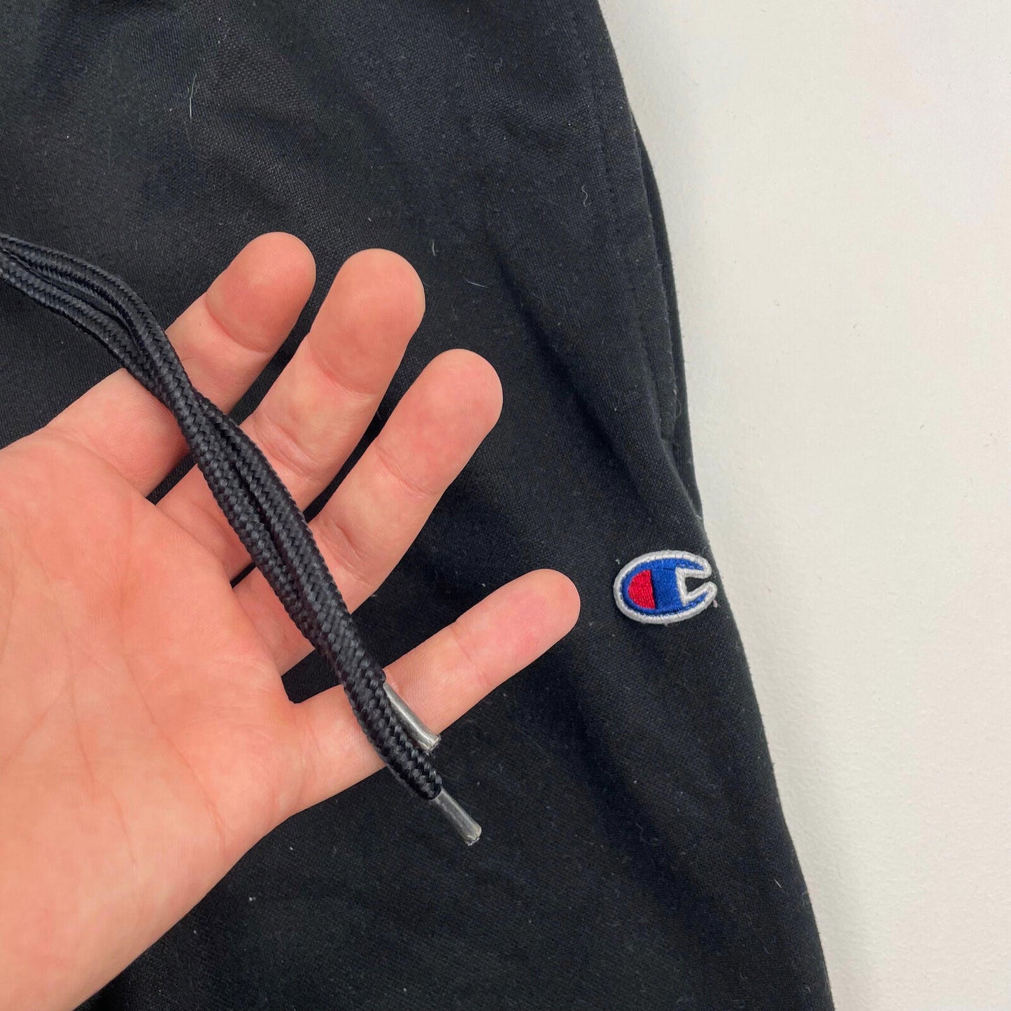 Men’s Black CHAMPION Trackbottoms / Joggers , Size Small