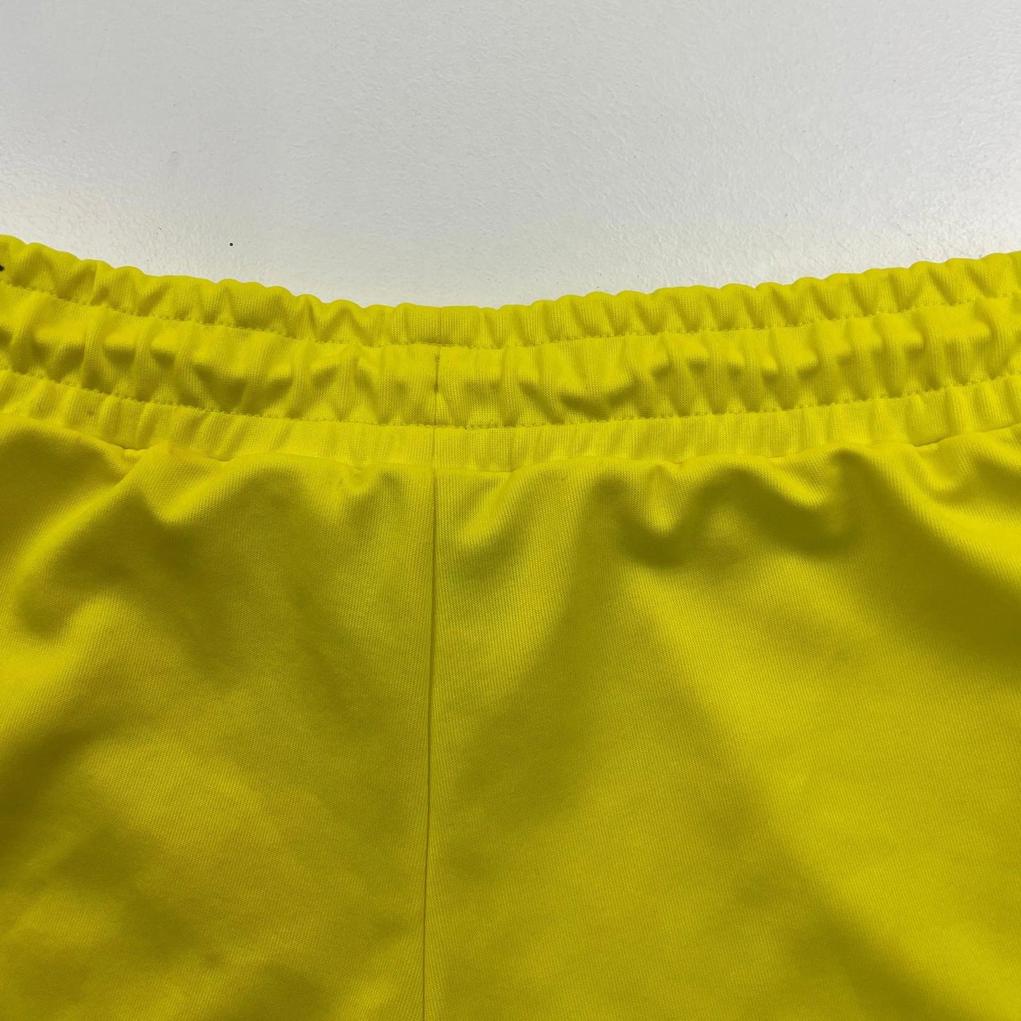 Nike Air Shorts Elastic Waist Yellow Logo Tape Detail Women's S
