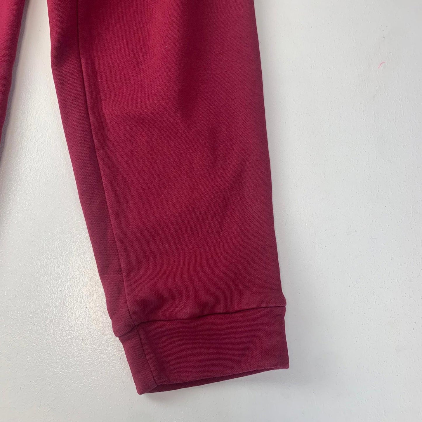 Reebok Activewear Jogger Sweatpants Burgundy Elastic Waist Mens Large