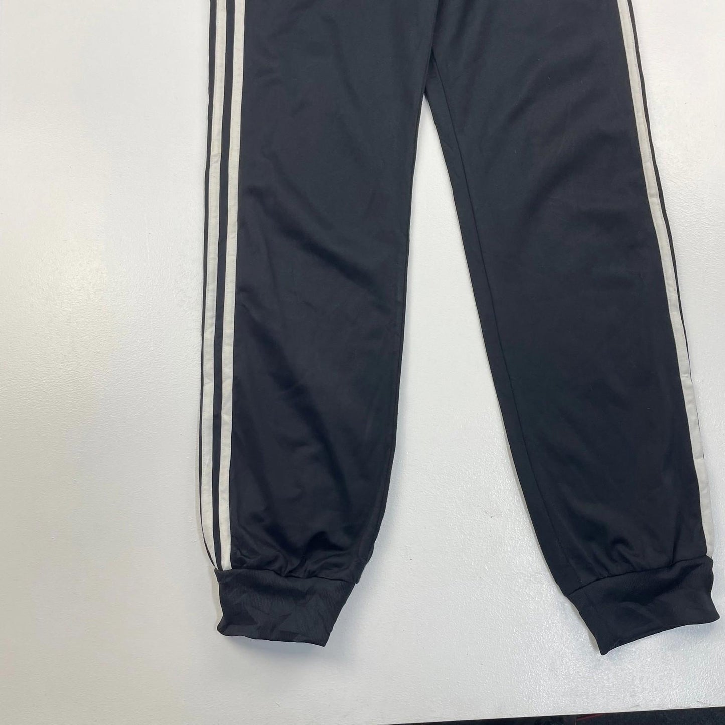 Adidas Climalite Track Pants Black Jogger Style Striped Women UK 8