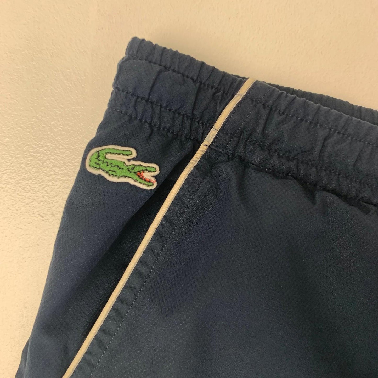 LACOSTE SPORT Bermuda Shorts Logo Navy Blue Mens Size 3 / Small