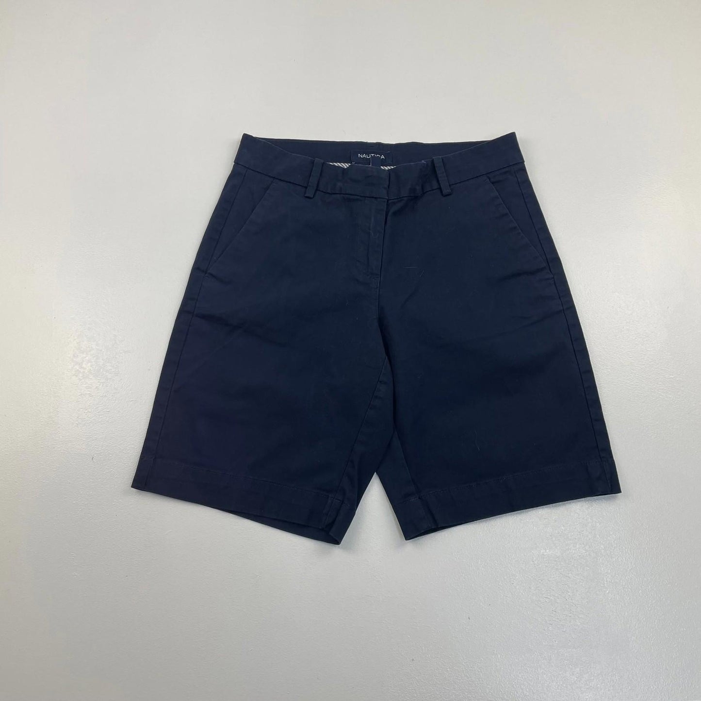 NAUTICA Bermuda Shorts Classic Navy Blue Women Label Size 8