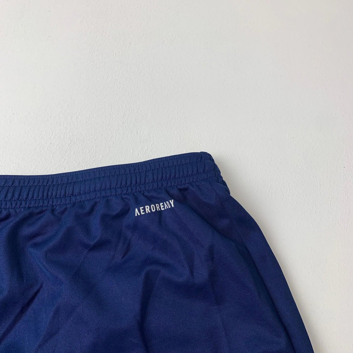 ADIDAS Aeroready Athletic Shorts Blue Breathable Activewear Women UK 16-18