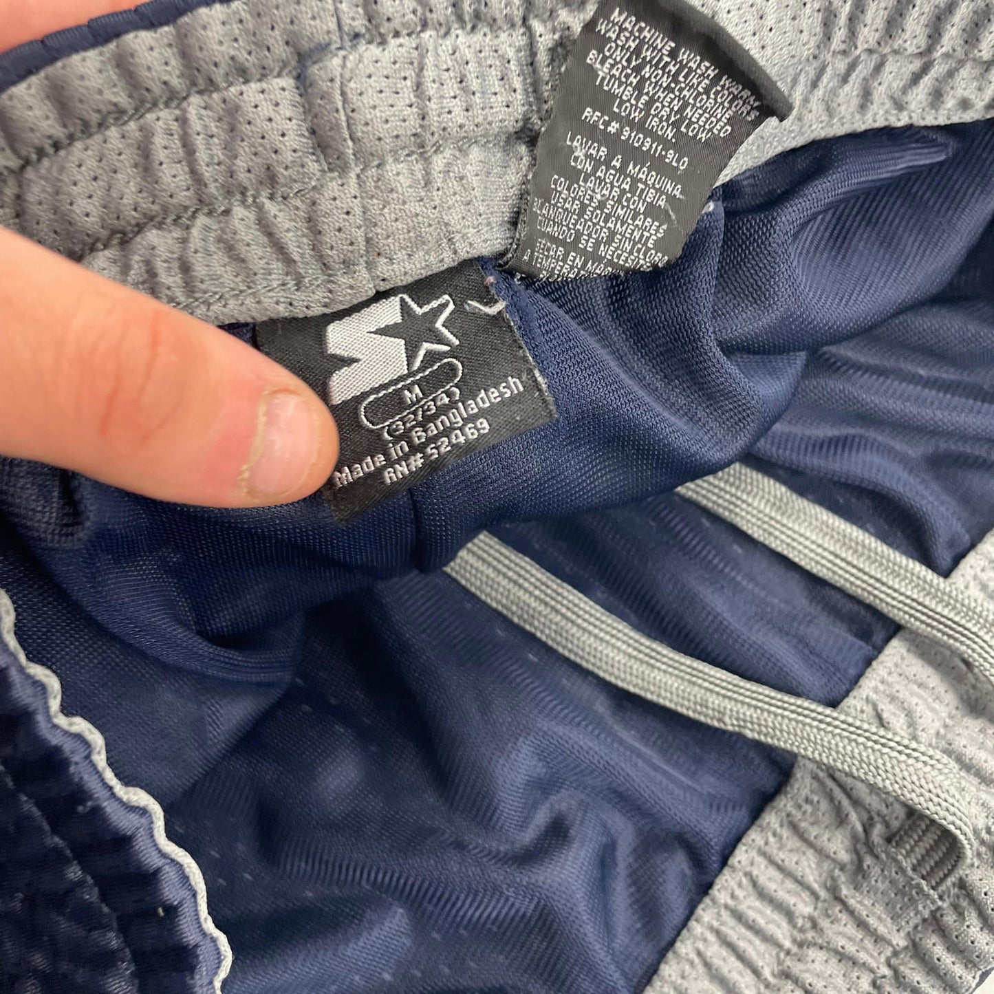 Men’s STARTER Dark Blue Aerated Sports , Athletic Shorts , Size M