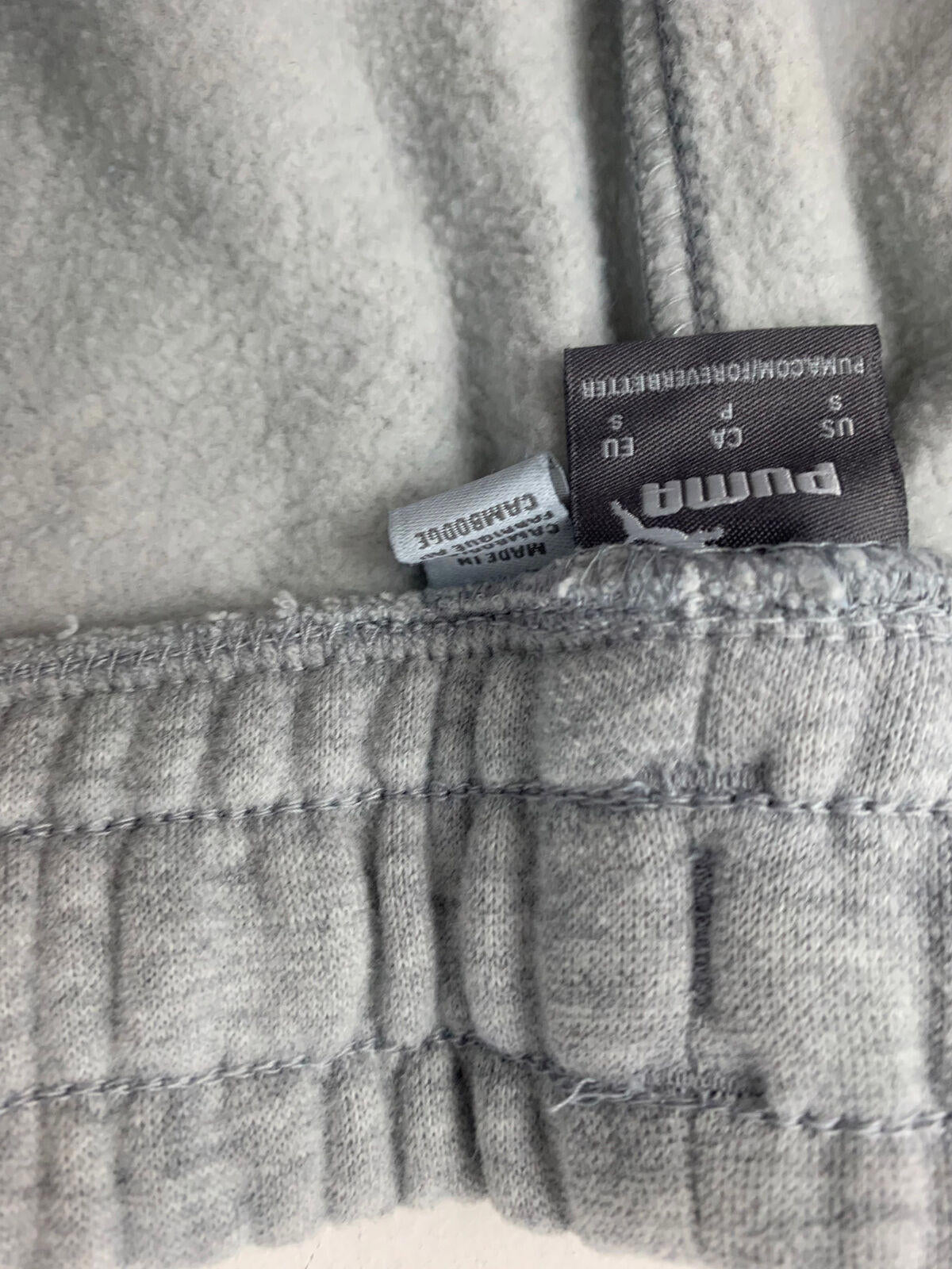 Women’s PUMA Light Grey Jogging Bottoms / Small / Joggers