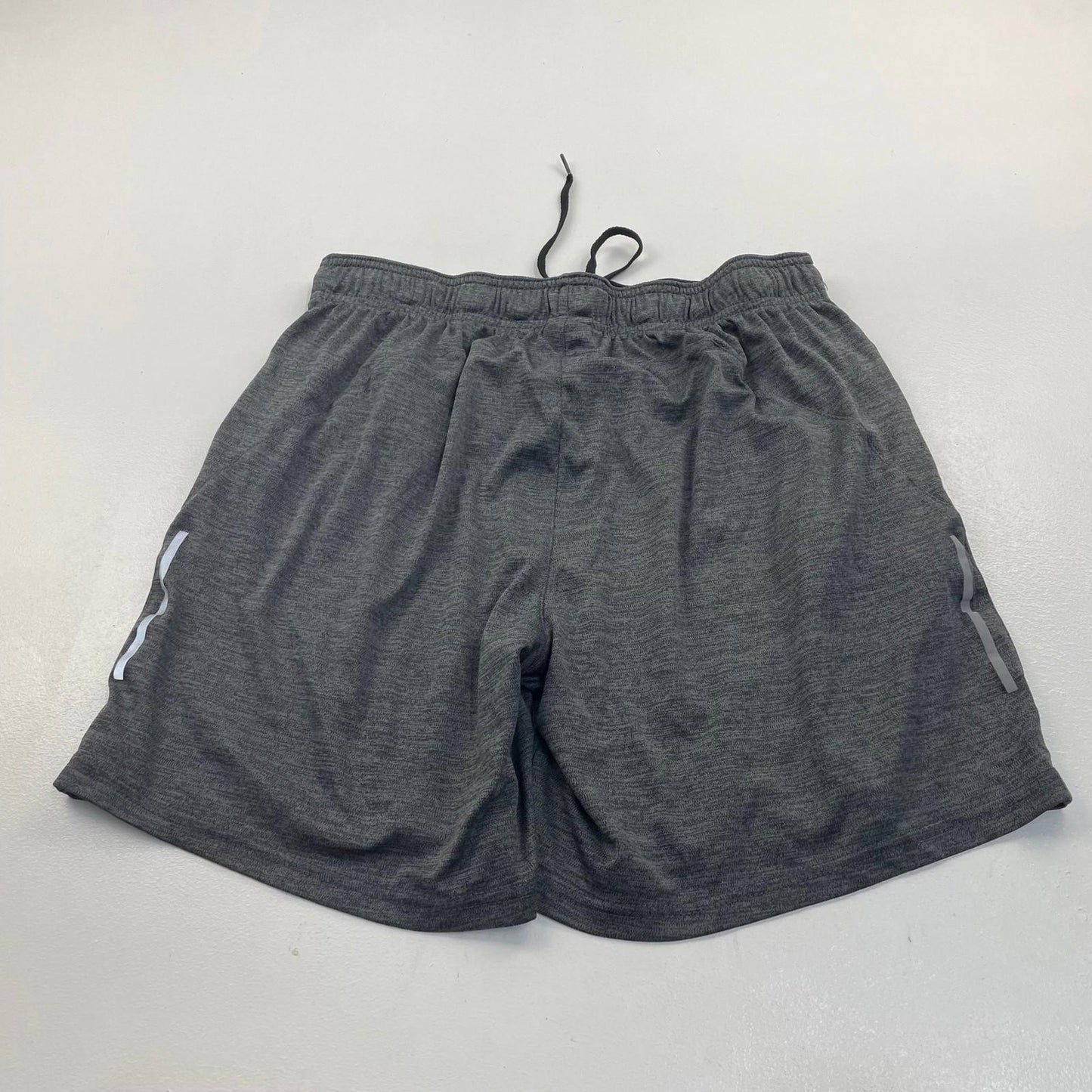 Reebok Athletic Shorts Drawstring Elastic Waist Grey Mens Large