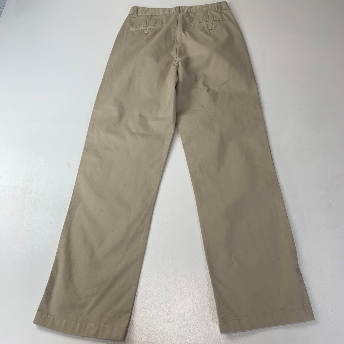 Tommy Hilfiger Boys Trousers Beige Slim Fit Button Fly Casual Style Size 18yr