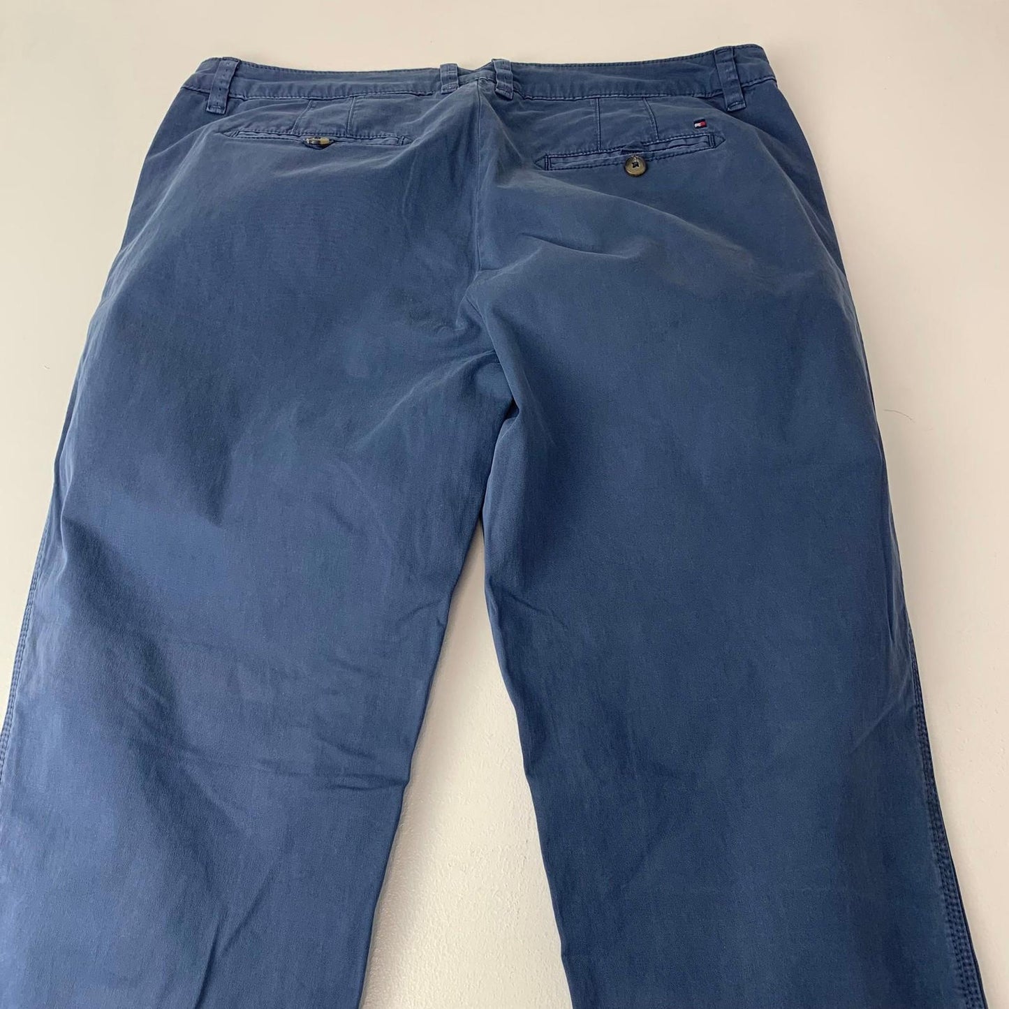 Tommy Hilfiger Trousers Classic Straight Chino Blue Women UK 12