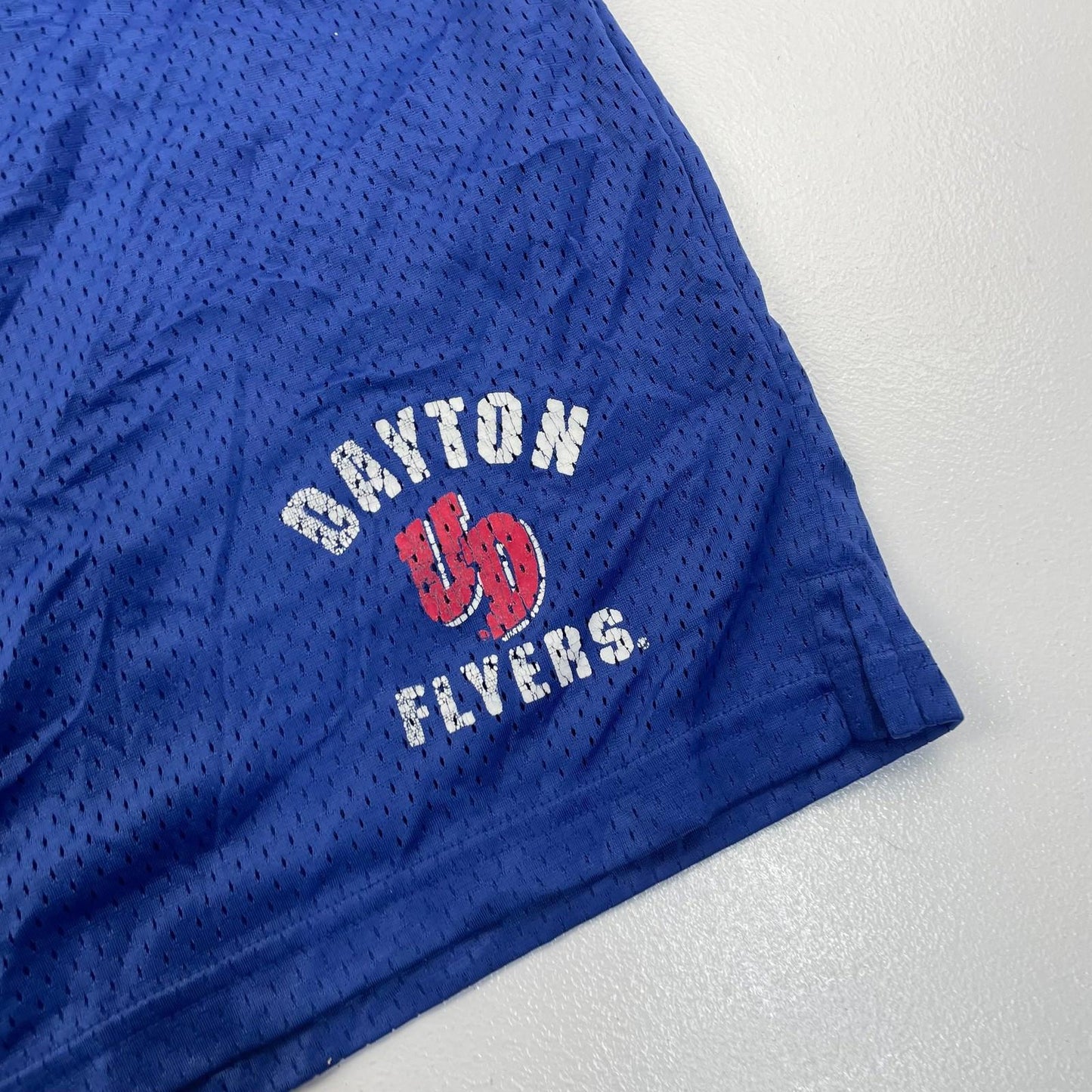 Champion Dayton Flyers Blue Athletic Mesh Shorts Mens XL