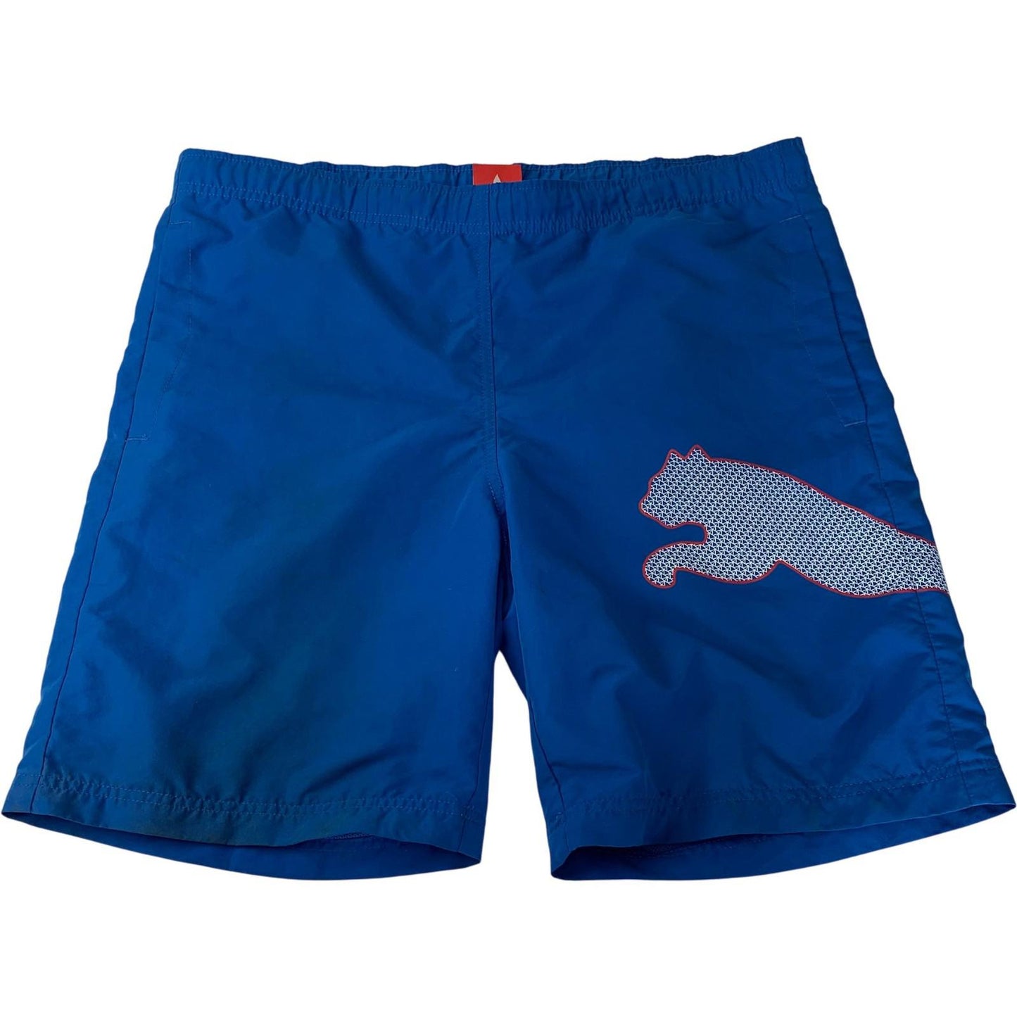 Puma Swim Shorts Quick Dry Drawstring Blue Mens UK L