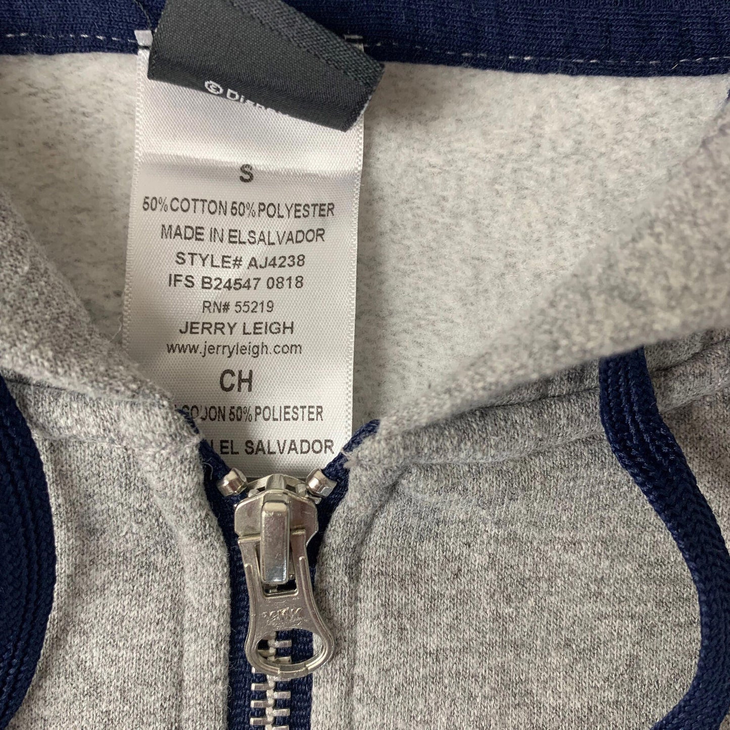 Women’s Disney Hoodie / Grey / Small / Full Zip
