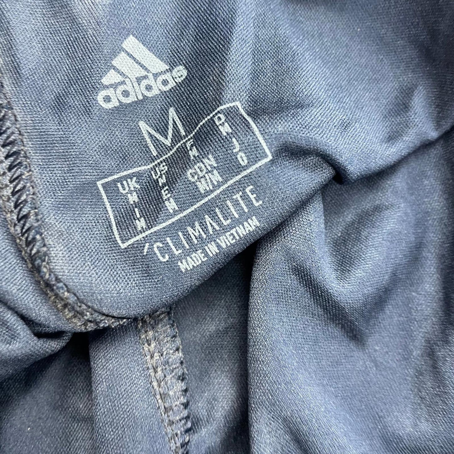 ADIDAS Climalite Shorts Athletic Moisture-Wicking Navy Mens Medium