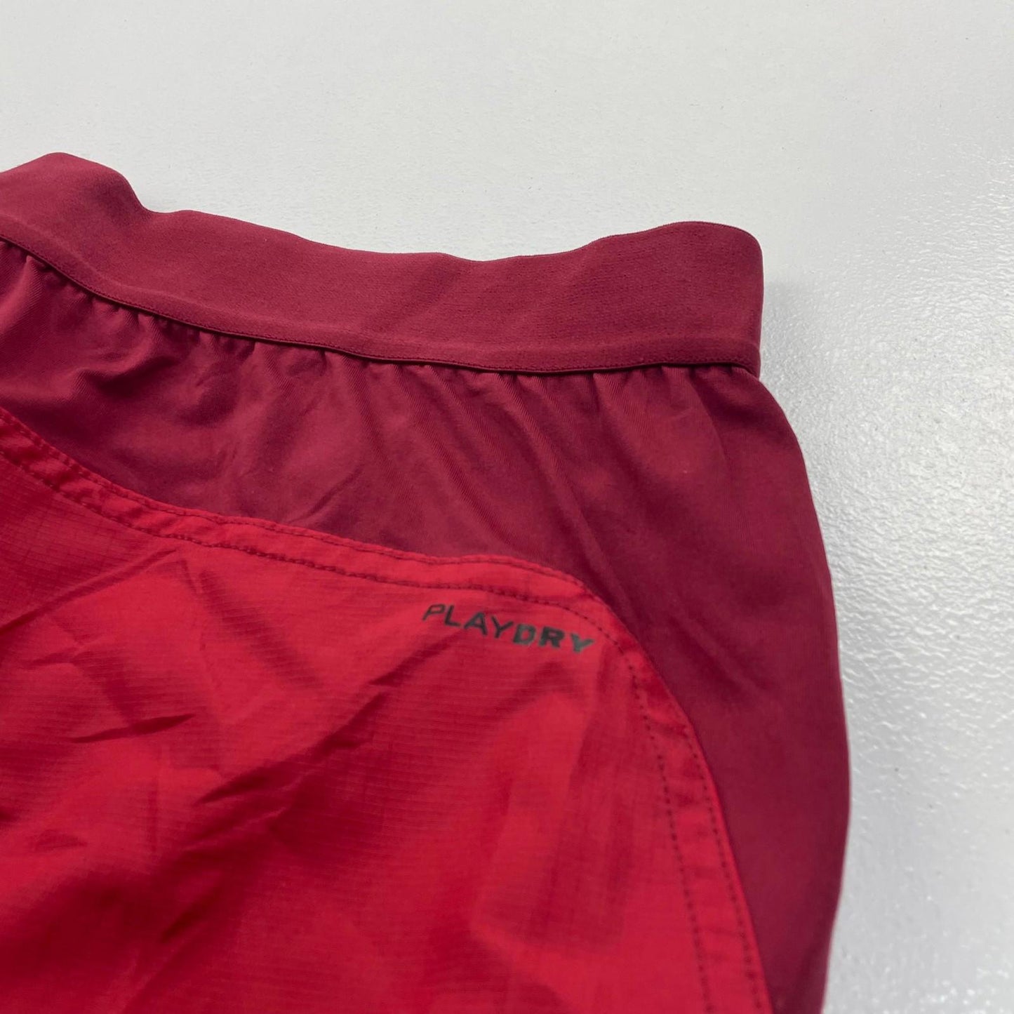 Reebok Athletic Activewear Shorts PlayDry Red Mens Large