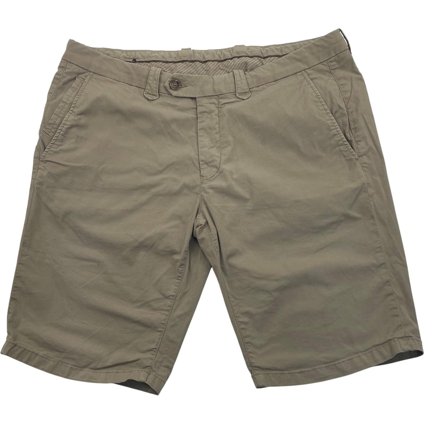Men's Chino Shorts Casual Style Khaki Cotton Summer Relaxed Fit 38