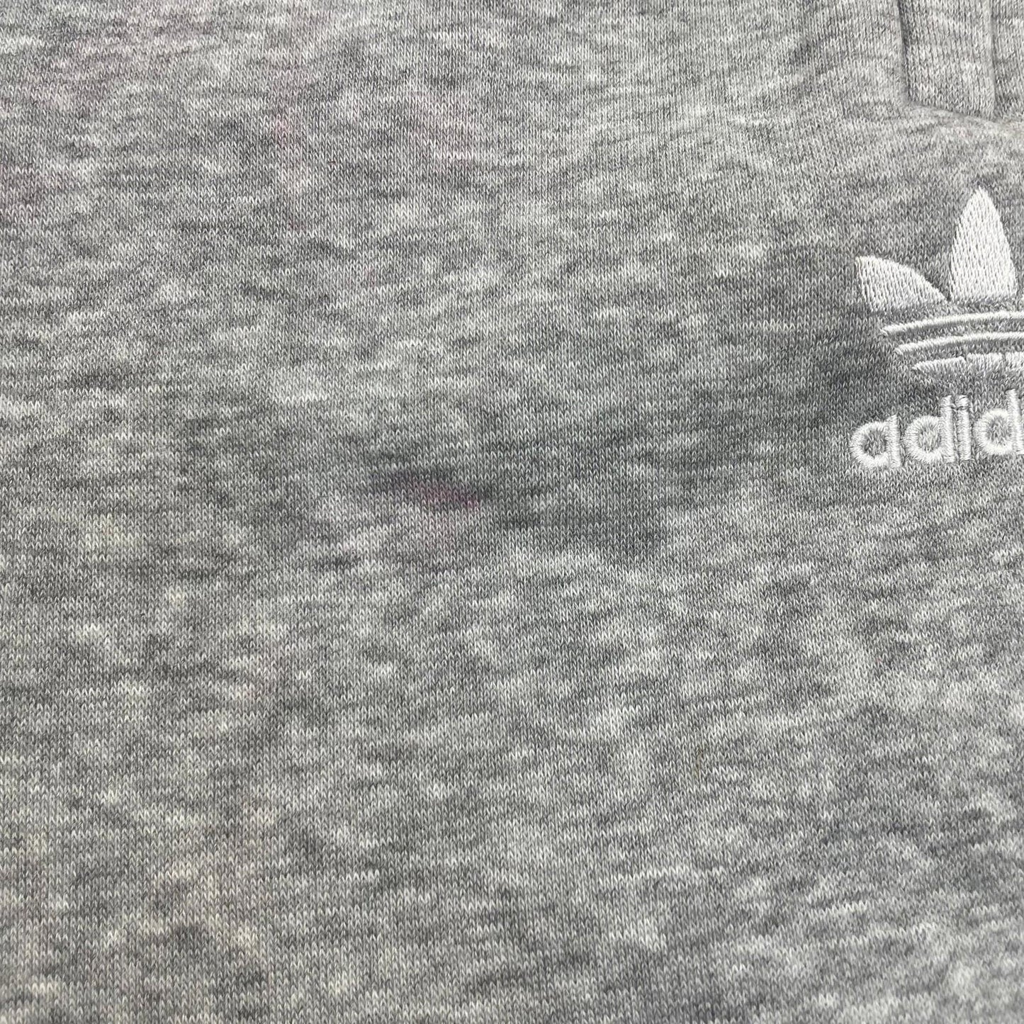 Adidas Jogger Sweatpants Side Stripe Logo Grey Mens L