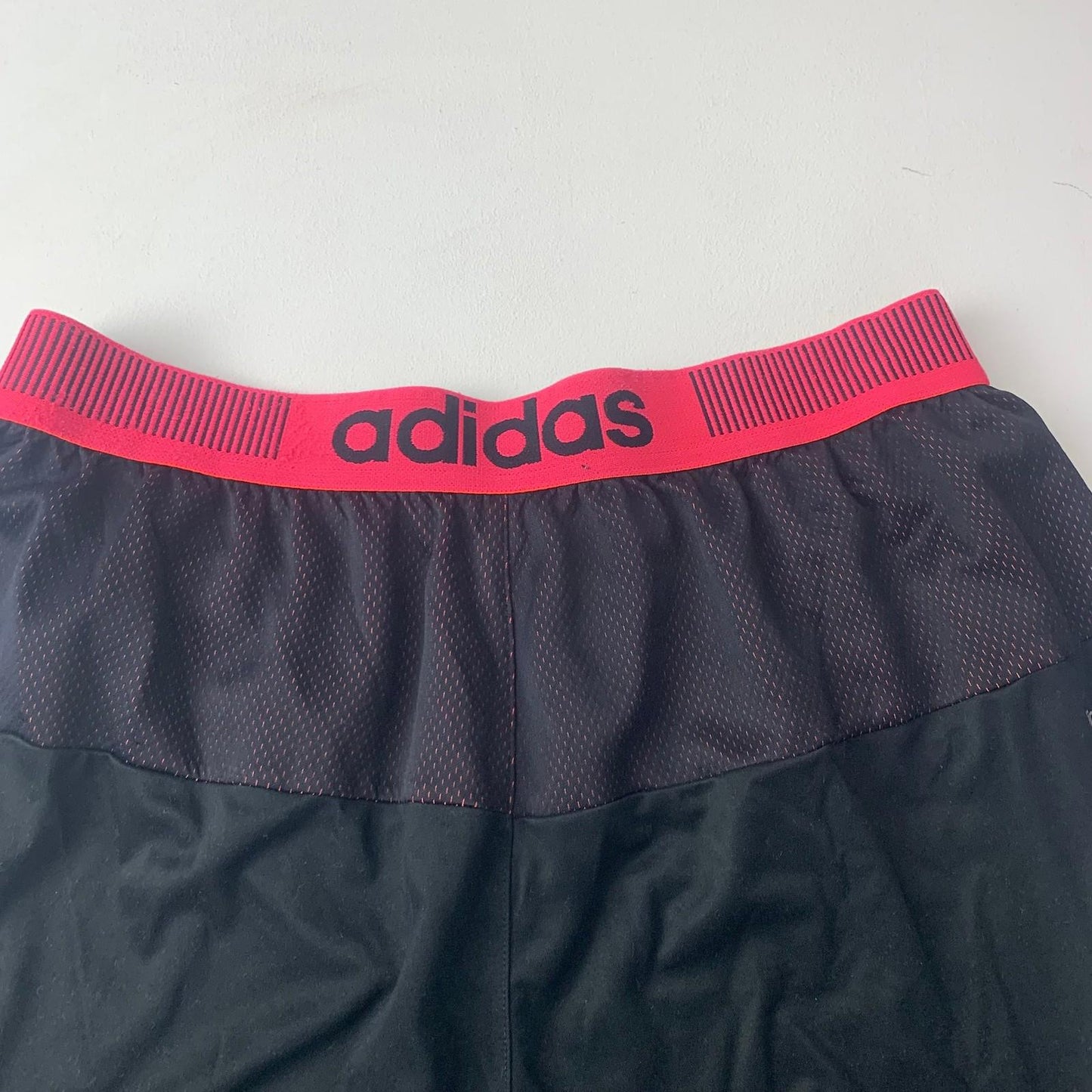 Adidas Climalite Black Athletic Sports Shorts Elastic Waist Mens Large