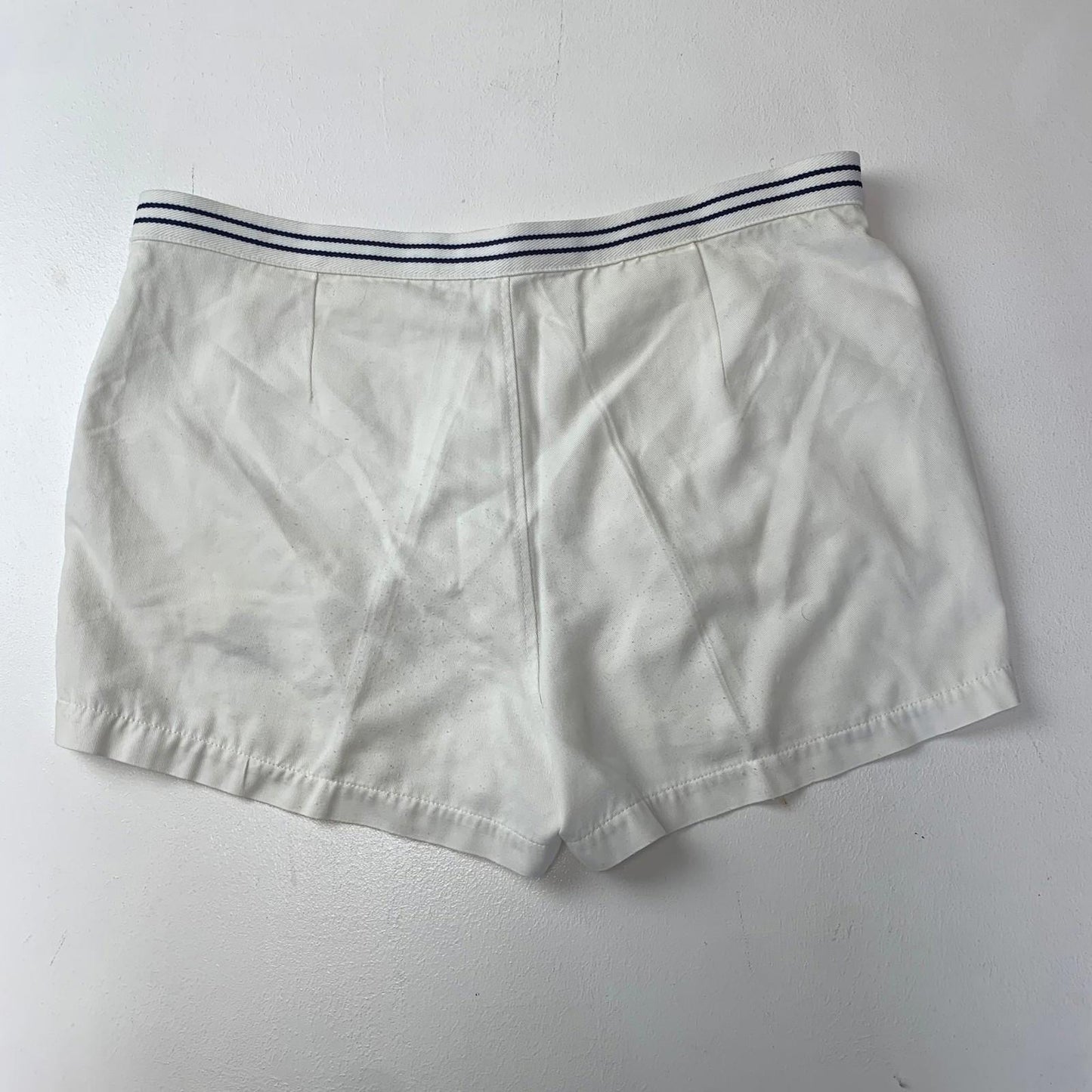 Puma Vintage Athletic Shorts White Retro Style Mens Medium