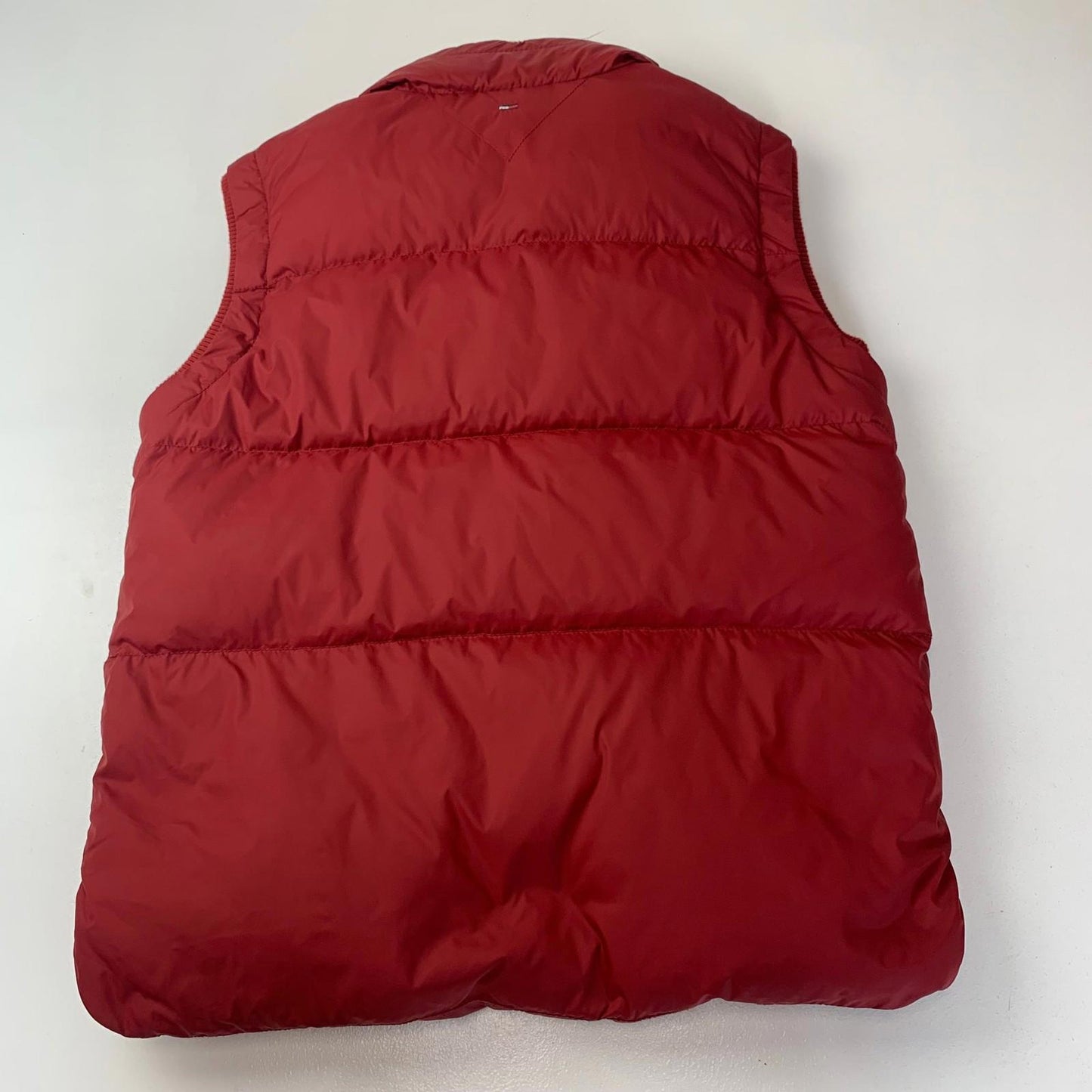 Hilfiger Denim Puffer Jacket Quilted Outdoor Red Womens Medium