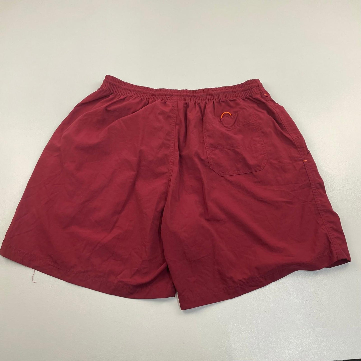 REEBOK Men's Casual Sports Shorts Elastic Waist Red XL