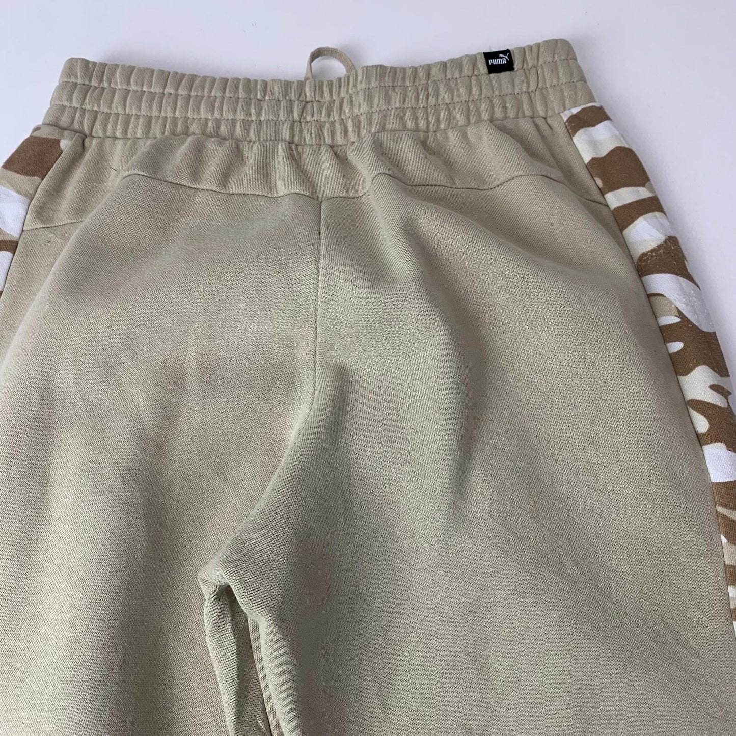 Puma Jogger Track Pants Beige Camo Mens S