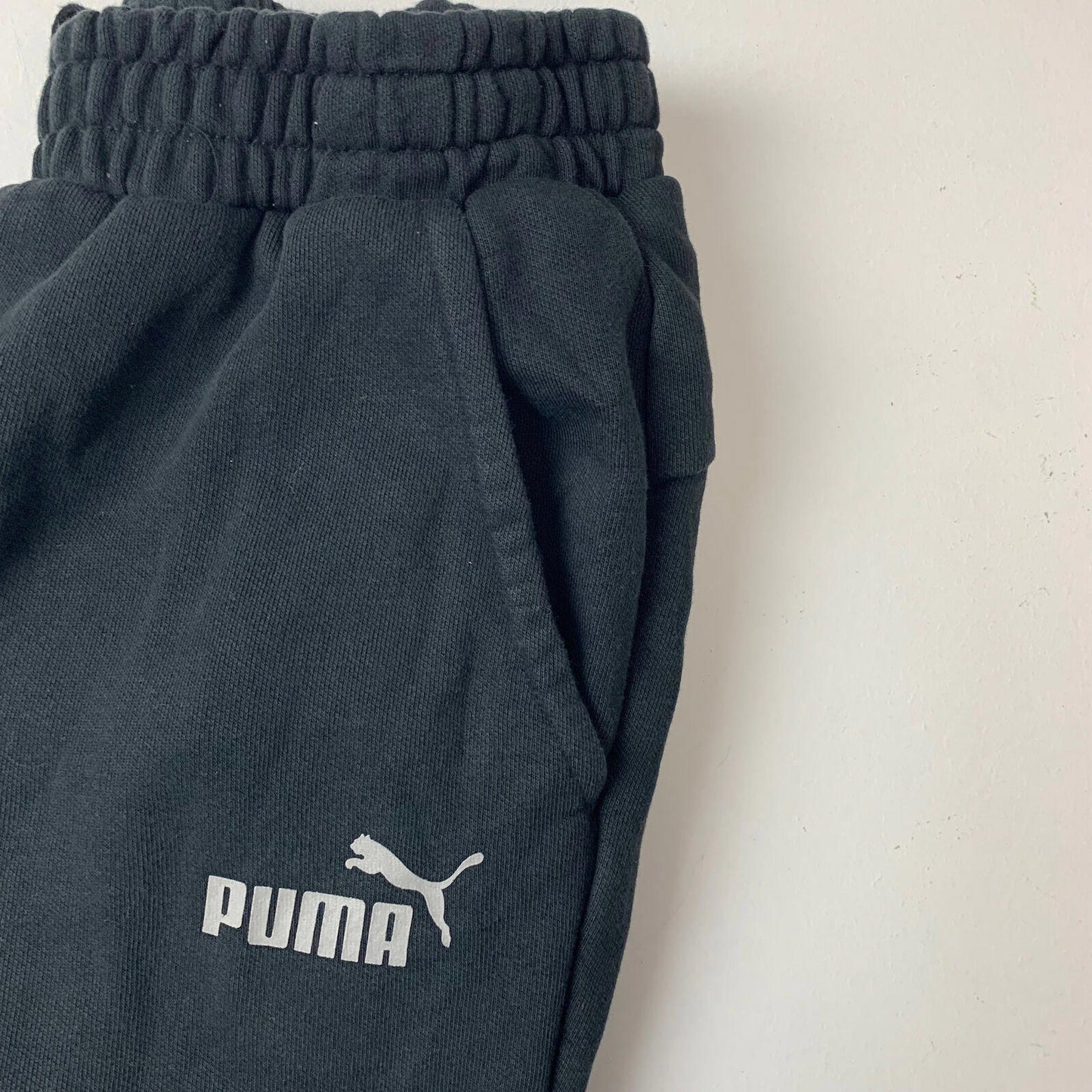 Mens PUMA Jogging Bottoms / Black / Small / Joggers / Standard Fit / Sweatpants