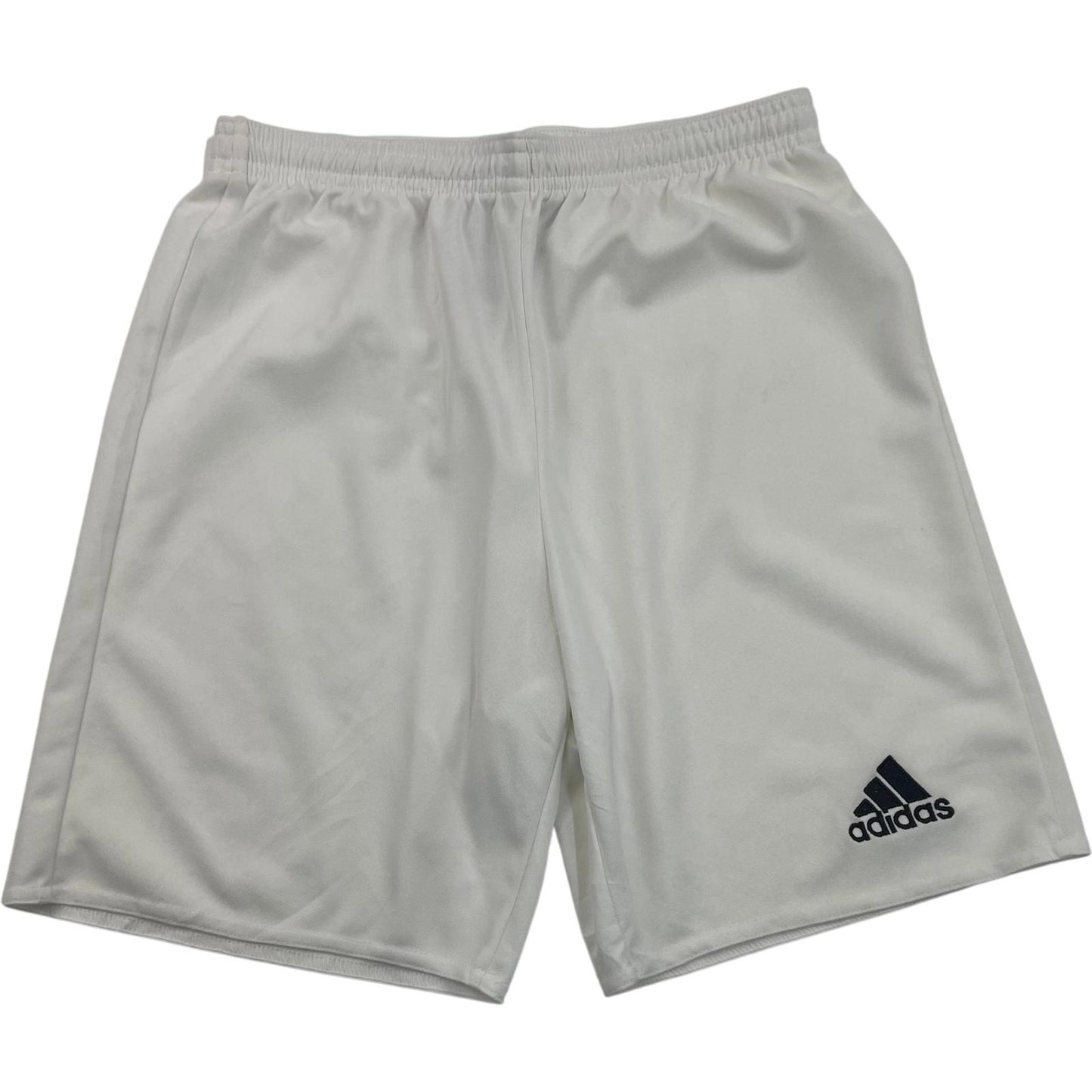 ADIDAS Climalite Athletic Shorts Lightweight Elastic Waist White Boys 13-14