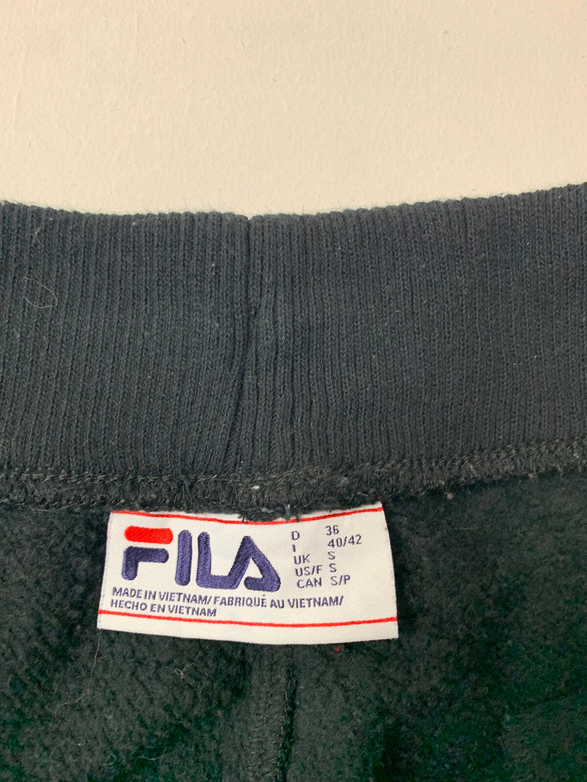 Women’s FILA Joggers / Black / Small / Standard Fit Jogging Bottoms / Sweatpants