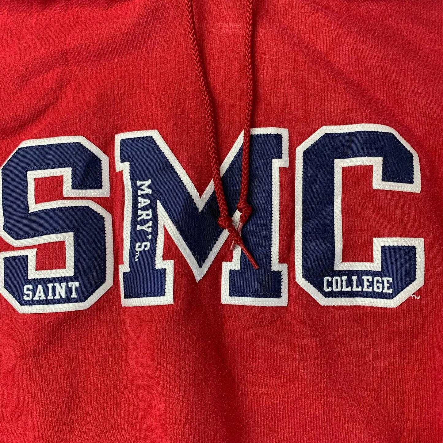 CHAMPION Hoodie Pullover Saint College SMC Red Women S