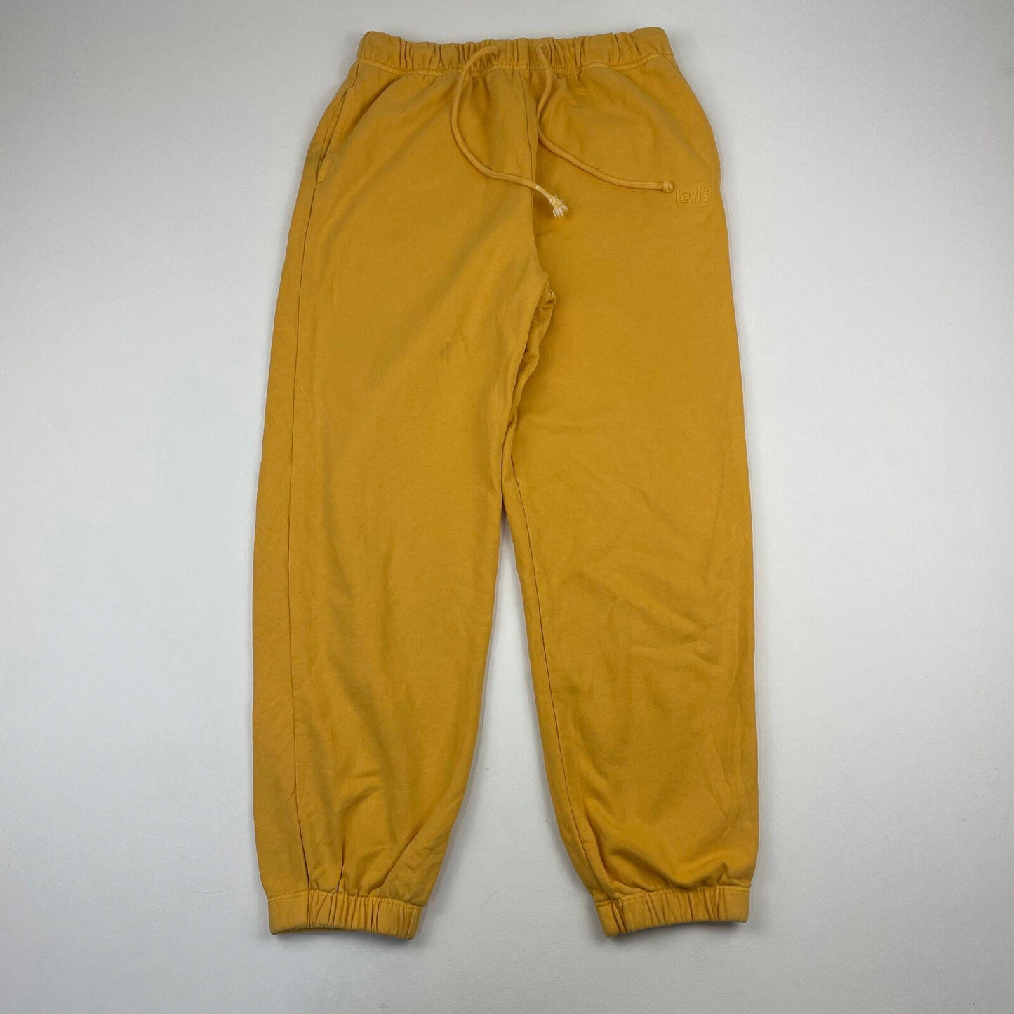 Men’s Yellow Levi’s Joggers , Sweatpants , Size Small , Mustard