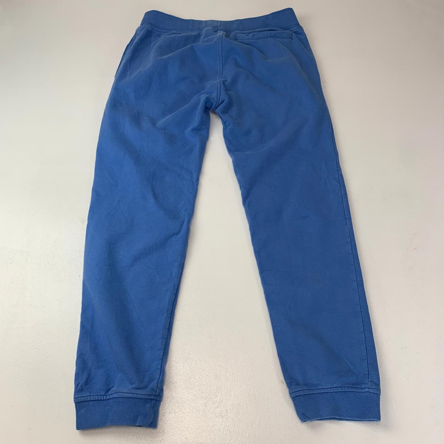 Tommy Hilfiger Jogger Sweatpants Logo Print Blue Womens Medium
