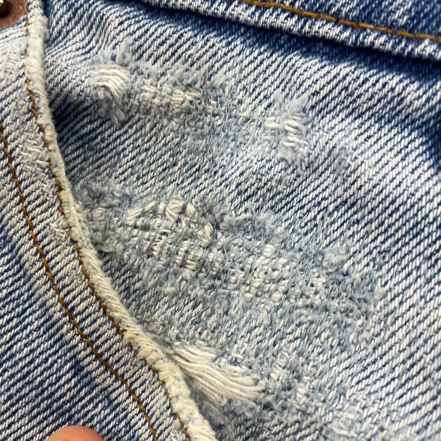 Levi's Vintage Jeans Straight Stone Wash Blue Relaxed Mens W32 L28