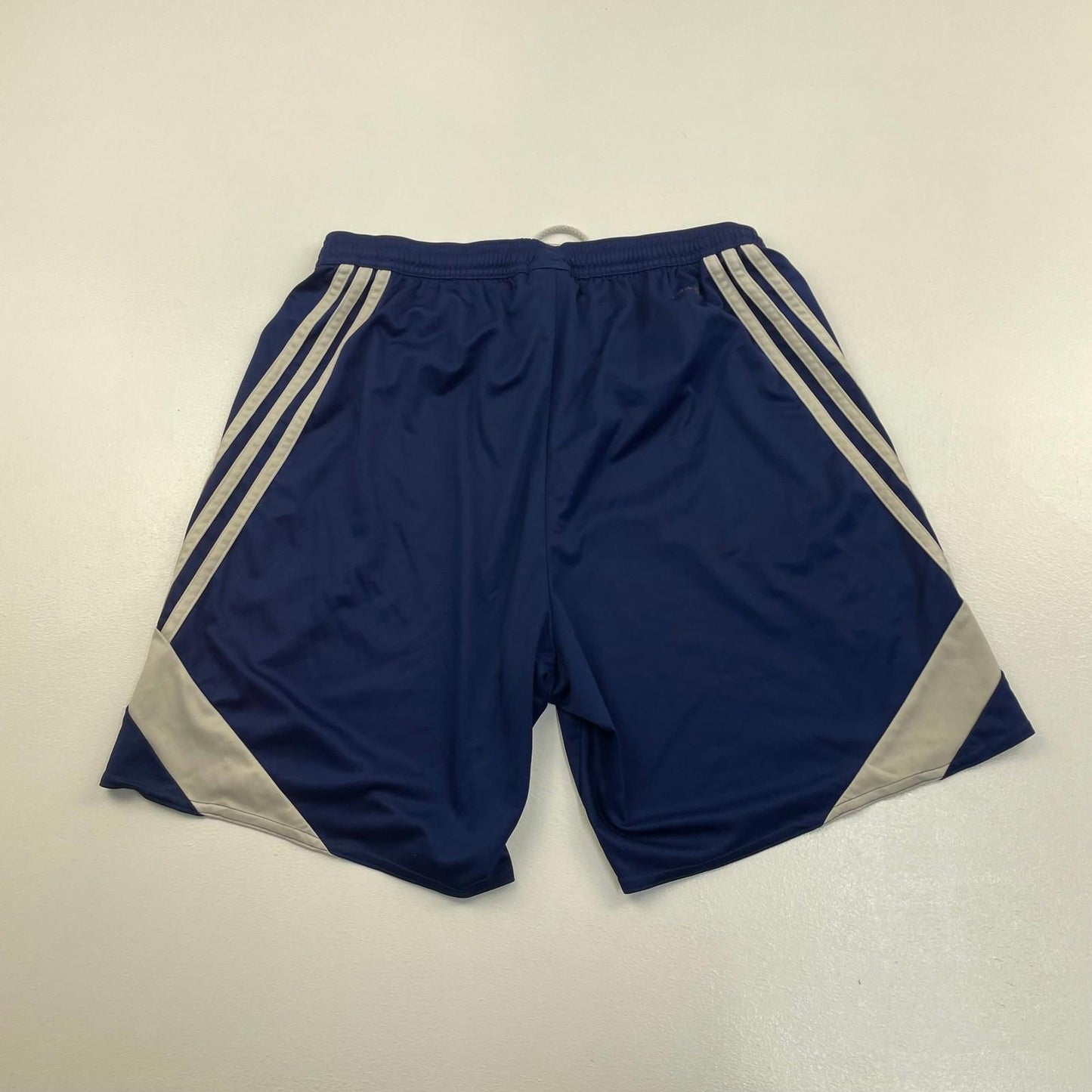 ADIDAS Activewear Shorts Athletic Blue Striped Men's UK M
