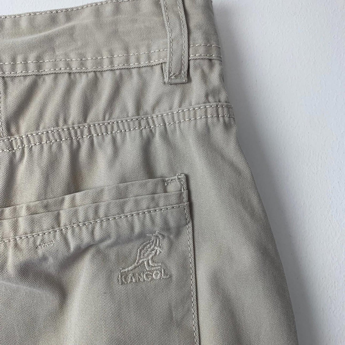 Kangol Chino Shorts Casual Beige Mens XXL