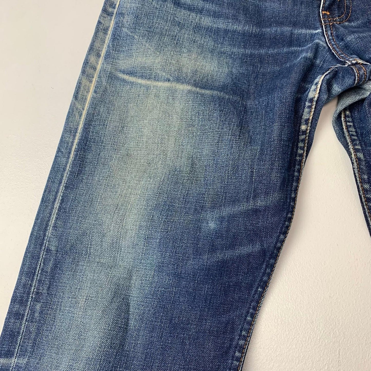 Levi Strauss & Co 505 Straight Leg Classic Blue Denim Jeans Mens W32 L34
