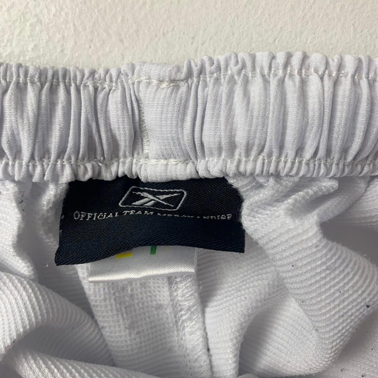 Reebok Liverpool FC Athletic Shorts White Drawstring Logo Mens M