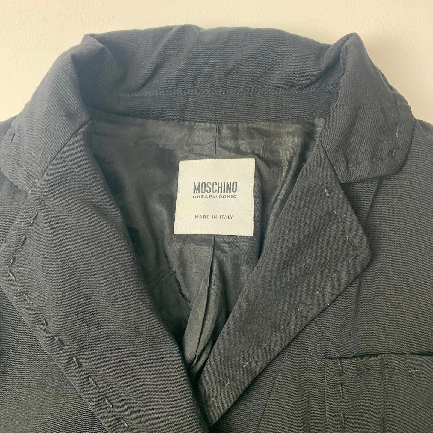 Women’s MOSCHINO Black Blazer - Jacket / UK10 / Wool / Lined