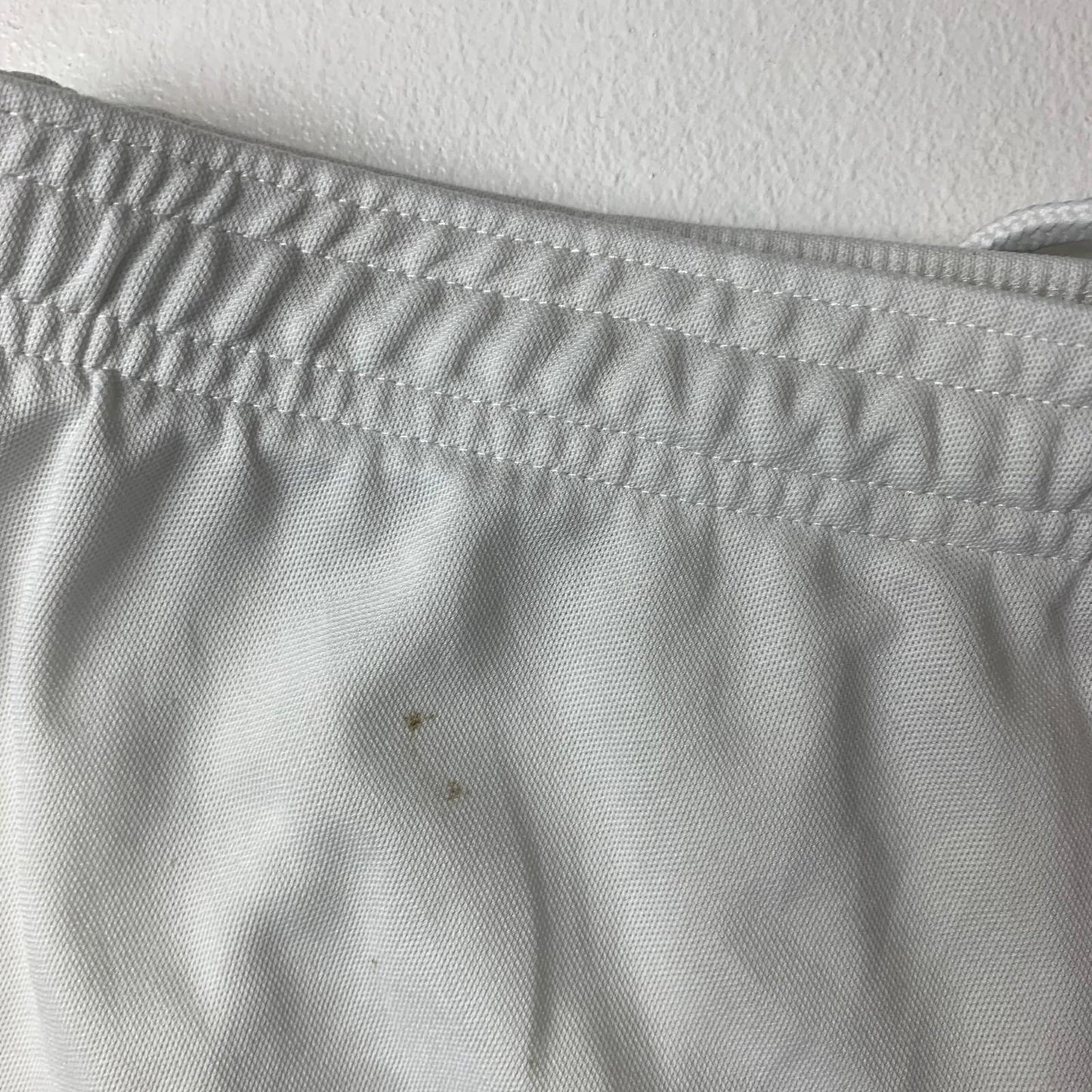 ADIDAS Climalite Shorts Drawstring Elastic Waist White Women's Size S UK 8-10